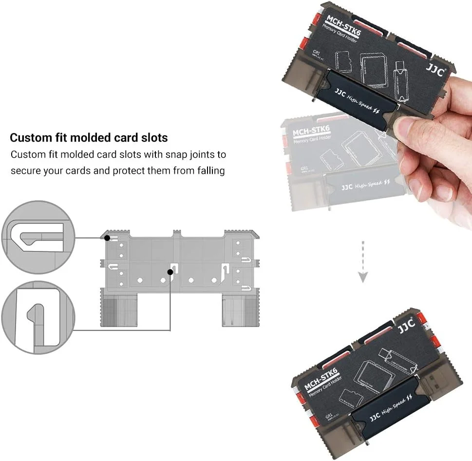 نگهدارنده کارت حافظه میکرو اس دی و جعبه کارت حافظه، سازمان دهنده ذخیره سازی کارت حافظه با USB خوان (Type C USB 3.0 Micro 2.0) برای Micro SD, Micro SDHC, Micro SDXC, SD, SDHC, SDXC, MMC, RS MMC Card نگهدارنده کارت حافظه میکرو اس دی و جعبه کارت حافظه، سازمان دهنده ذخیره سازی کارت حافظه با USB خوان (Type C USB 3.0 Micro 2.0) برای Micro SD, Micro SDHC, Micro SDXC, SD, SDHC, SDXC, MMC, RS MMC Card