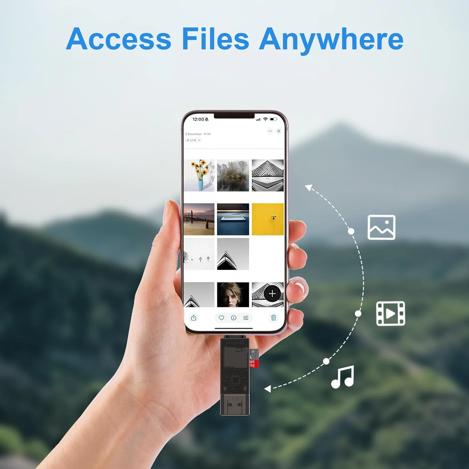 کارت خوان SD، آداپتور کارت Micro SD به USB C با سرعت بالا USB 3.0 دو اسلات، کارت خوان حافظه برای SD/Micro SD/SDHC/SDXC/MMC، سازگار با iPhone 17 16 Pro Samsung S25 A17 MacBook Pro/Air Chromebook کارت خوان SD، آداپتور کارت Micro SD به USB C با سرعت بالا USB 3.0 دو اسلات، کارت خوان حافظه برای SD/Micro SD/SDHC/SDXC/MMC، سازگار با iPhone 17 16 Pro Samsung S25 A17 MacBook Pro/Air Chromebook