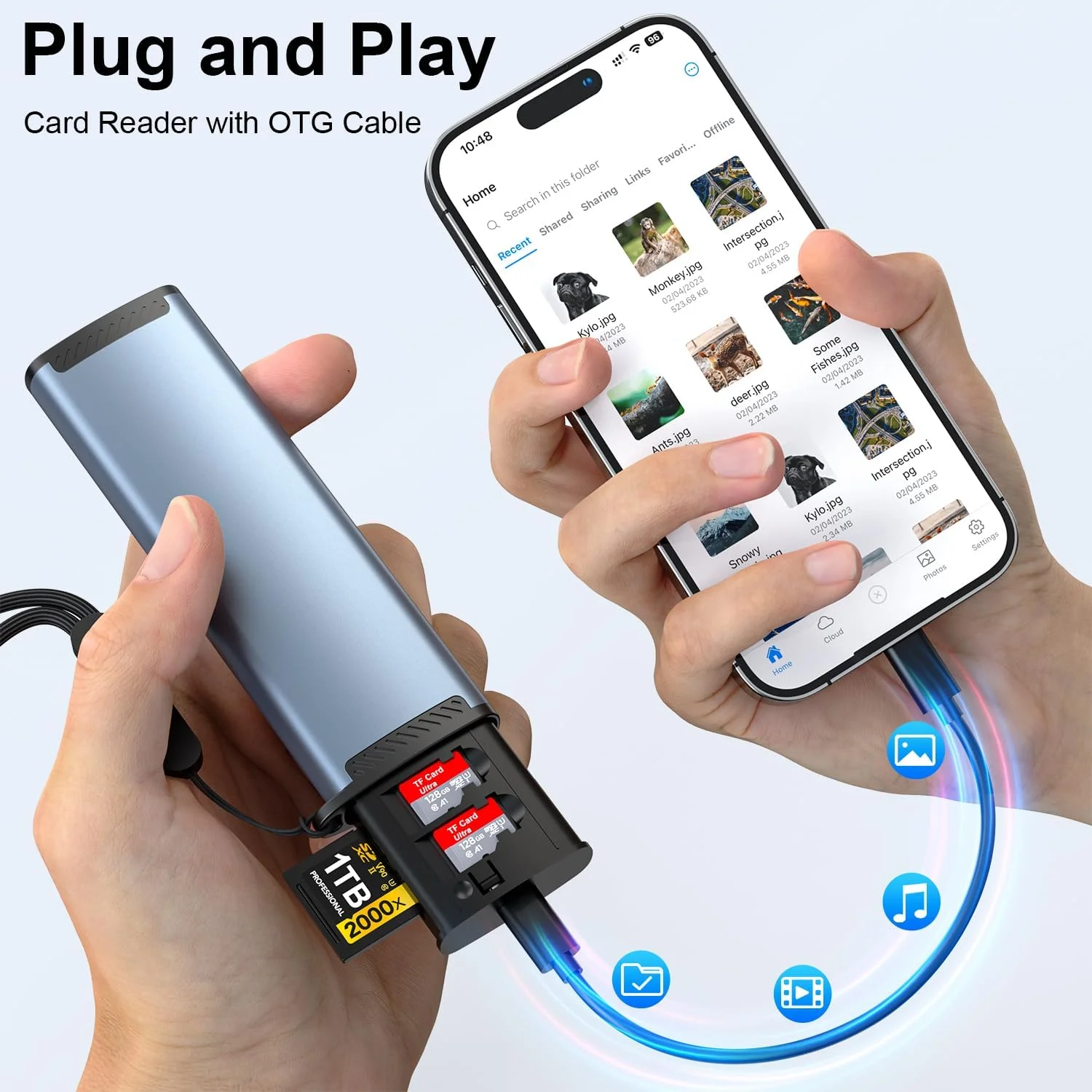 کیف نگهدارنده کارت حافظه SD با کارت خوان پرسرعت USB 3.1 Type-C SD/TF، کارت خوان SD برای آیفون، اندروید، دوربین های تریل و پهپادها، آداپتور کارت خوان میکرو SD با قابلیت اتصال و پخش کیف نگهدارنده کارت حافظه SD با کارت خوان پرسرعت USB 3.1 Type-C SD/TF، کارت خوان SD برای آیفون، اندروید، دوربین های تریل و پهپادها، آداپتور کارت خوان میکرو SD با قابلیت اتصال و پخش