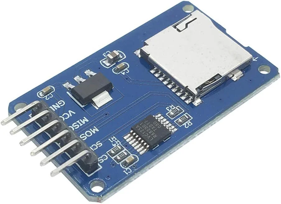HiLetgo 5 عدد ماژول آداپتور کارت Micro SD TF، ماژول درایور رابط SPI 6 پین با تبدیل سطح تراشه برای Arduino UNO R3 MEGA 2560 Due HiLetgo 5 عدد ماژول آداپتور کارت Micro SD TF، ماژول درایور رابط SPI 6 پین با تبدیل سطح تراشه برای Arduino UNO R3 MEGA 2560 Due