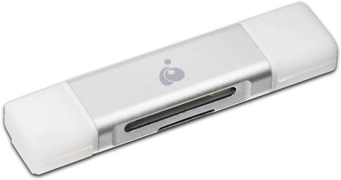 کارت خوان دوگانه USB-C آی اوگیر - با USB Type A - SDXC - SDHC - SD - MMC - RS-MMC - Micro SDXC - Micro SD - Micro SDHC - UHS-I