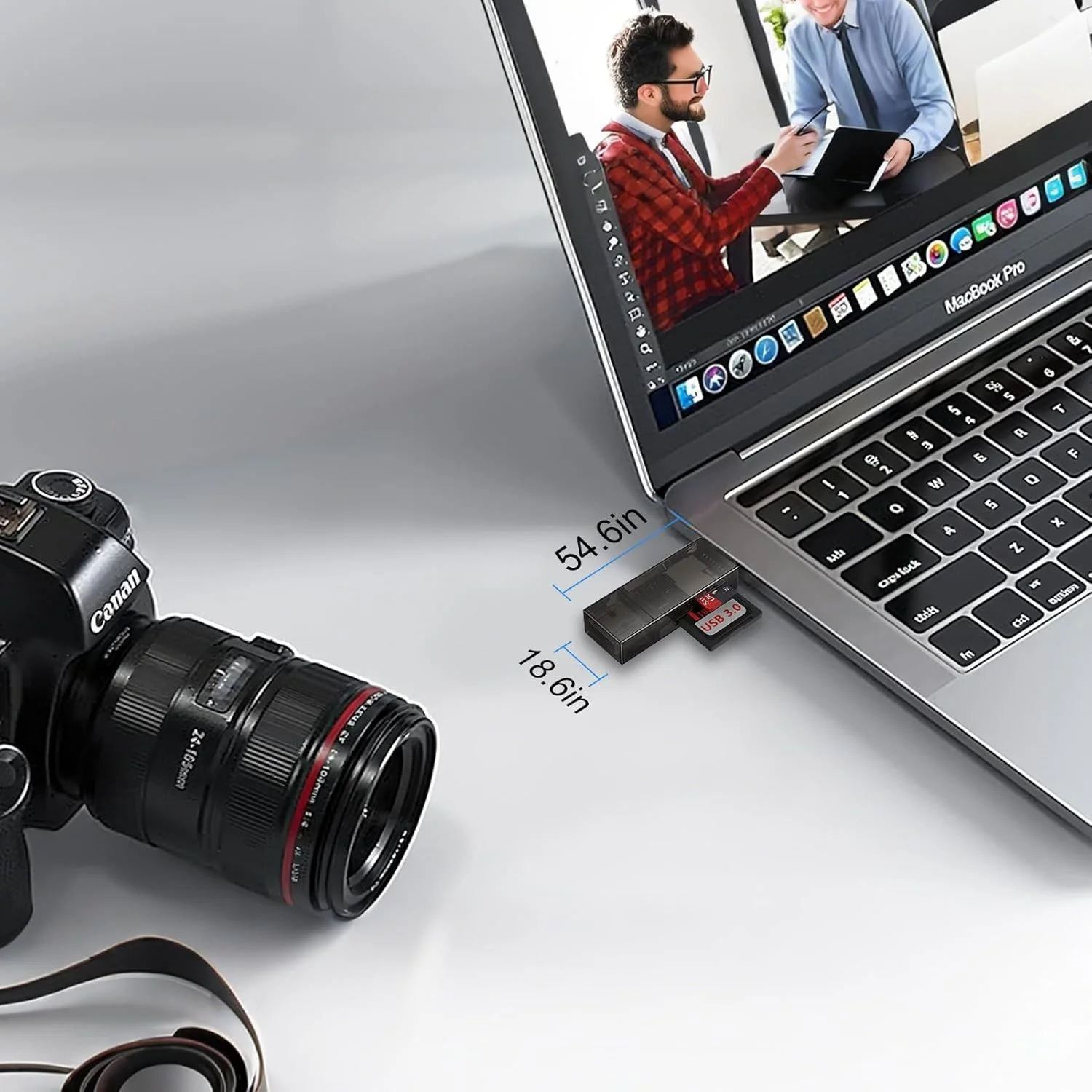 کارت خوان SD، آداپتور کارت Micro SD به USB C با سرعت بالا USB 3.0 دو اسلات، کارت خوان حافظه برای SD/Micro SD/SDHC/SDXC/MMC، سازگار با iPhone 17 16 Pro Samsung S25 A17 MacBook Pro/Air Chromebook کارت خوان SD، آداپتور کارت Micro SD به USB C با سرعت بالا USB 3.0 دو اسلات، کارت خوان حافظه برای SD/Micro SD/SDHC/SDXC/MMC، سازگار با iPhone 17 16 Pro Samsung S25 A17 MacBook Pro/Air Chromebook