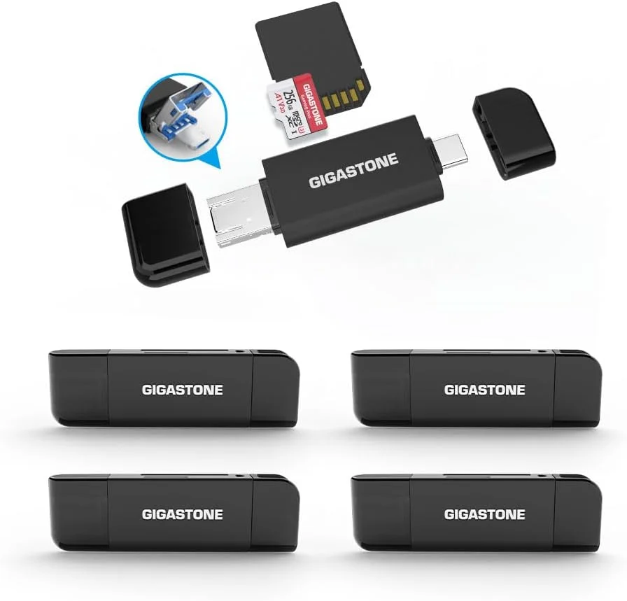 کارت خوان گیگاستون SD، بسته 5 عددی، کارت خوان 5 در 1 USB-A/USB-C، دارای دو اسلات برای SD/Micro SD/SDHC/SDXC، سازگار با لپ تاپ، کامپیوتر، آیفون 16/15، مک بوک پرو/ایر، آیپد پرو، اندروید کارت خوان گیگاستون SD، بسته 5 عددی، کارت خوان 5 در 1 USB-A/USB-C، دارای دو اسلات برای SD/Micro SD/SDHC/SDXC، سازگار با لپ تاپ، کامپیوتر، آیفون 16/15، مک بوک پرو/ایر، آیپد پرو، اندروید
