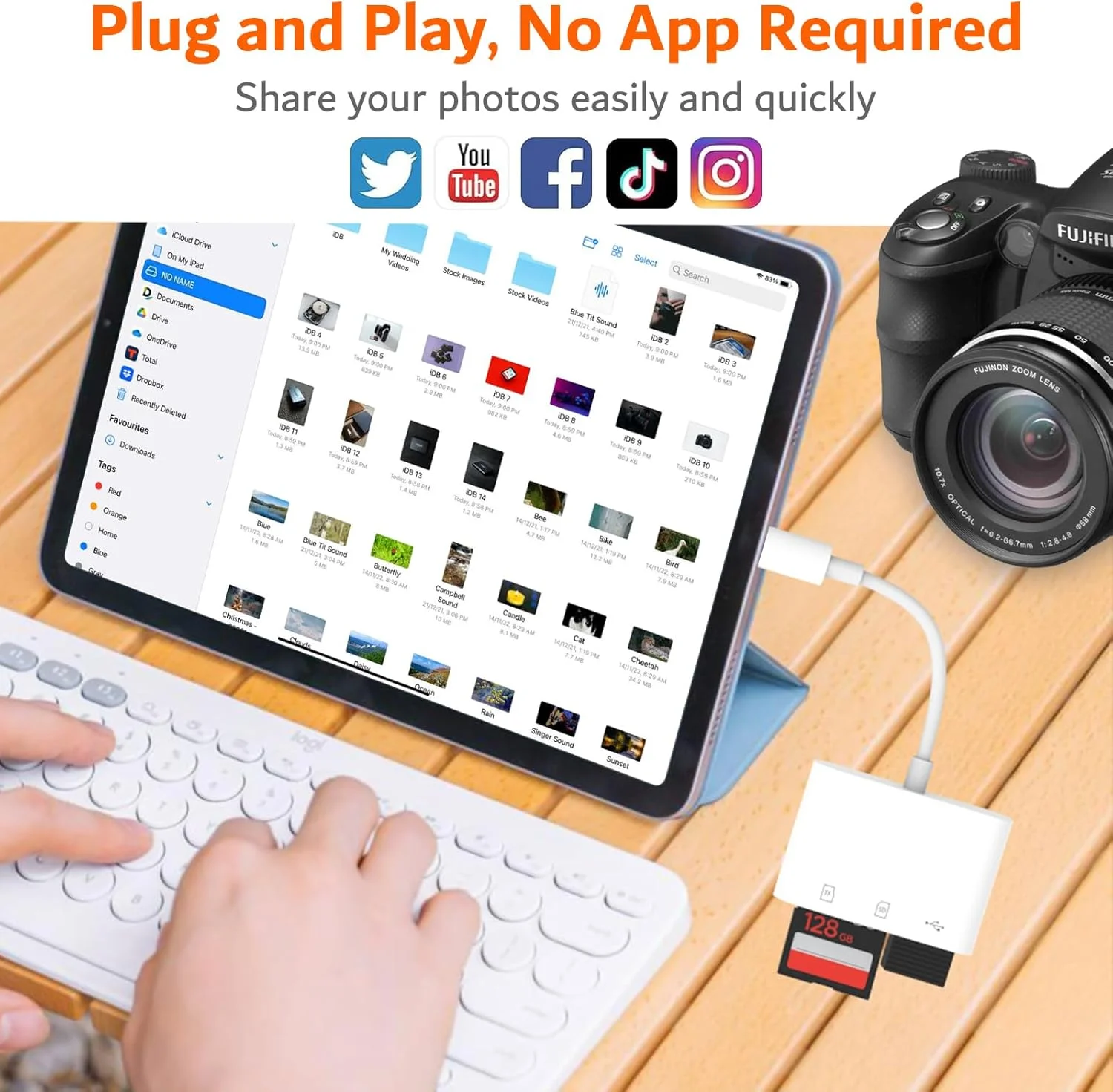 کارت خوان USB C SD برای آیفون 17/16/15، کارت خوان حافظه با پورت های SD Micro SD و USB، آداپتور دوربین دیجیتال سازگار با آیپد، مک، مک بوک پرو/ایر، Kodak Pixpro و سایر دستگاه های Type C کارت خوان USB C SD برای آیفون 17/16/15، کارت خوان حافظه با پورت های SD Micro SD و USB، آداپتور دوربین دیجیتال سازگار با آیپد، مک، مک بوک پرو/ایر، Kodak Pixpro و سایر دستگاه های Type C