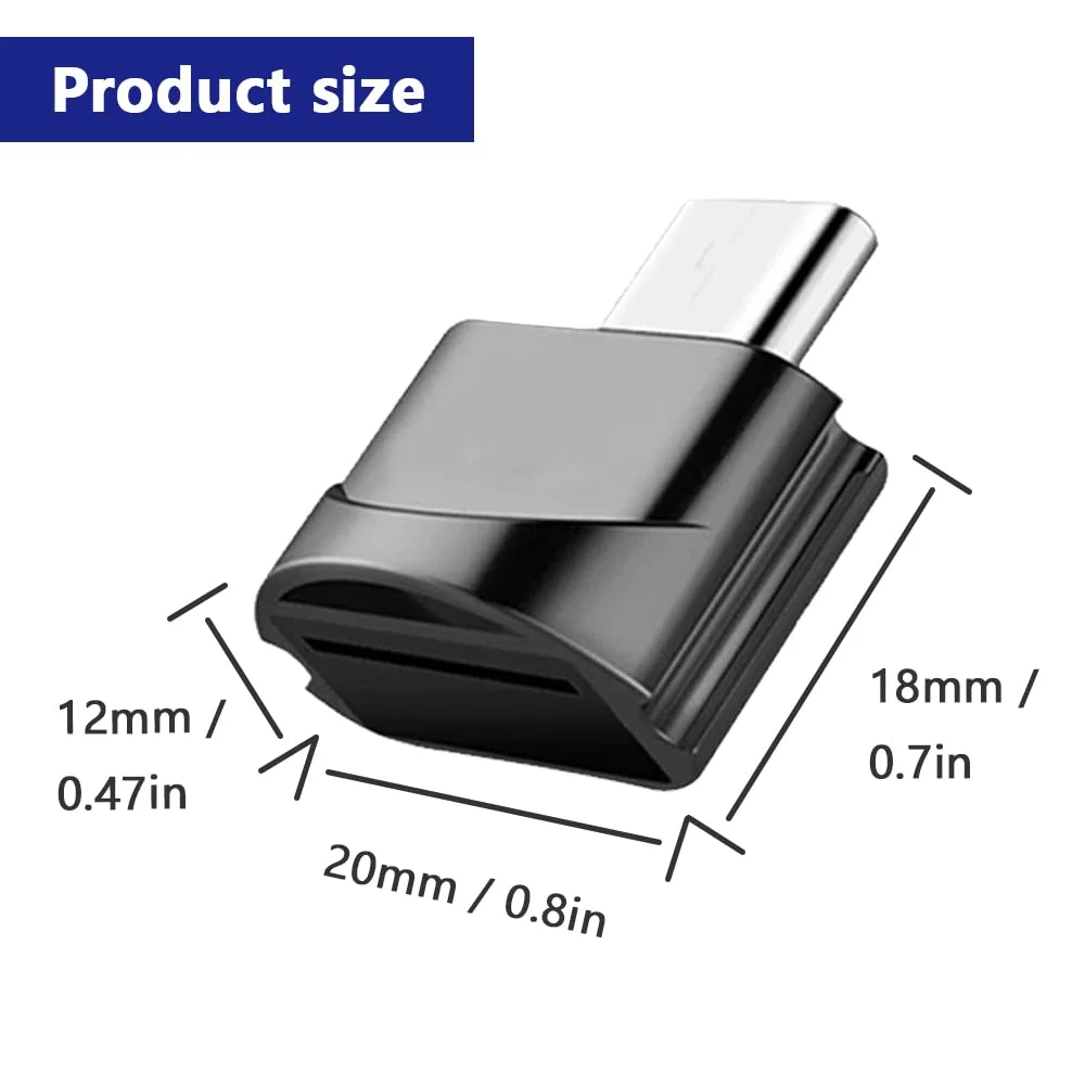 کارت خوان USB C به Micro SD TF، آداپتور کارت خوان حافظه هوشمند Type C به Micro SD OTG سازگار با مک، آیپد پرو، سامسونگ و تلفن های اندرویدی، به همراه آداپتور Type C به USB (2 عدد) کارت خوان USB C به Micro SD TF، آداپتور کارت خوان حافظه هوشمند Type C به Micro SD OTG سازگار با مک، آیپد پرو، سامسونگ و تلفن های اندرویدی، به همراه آداپتور Type C به USB (2 عدد)