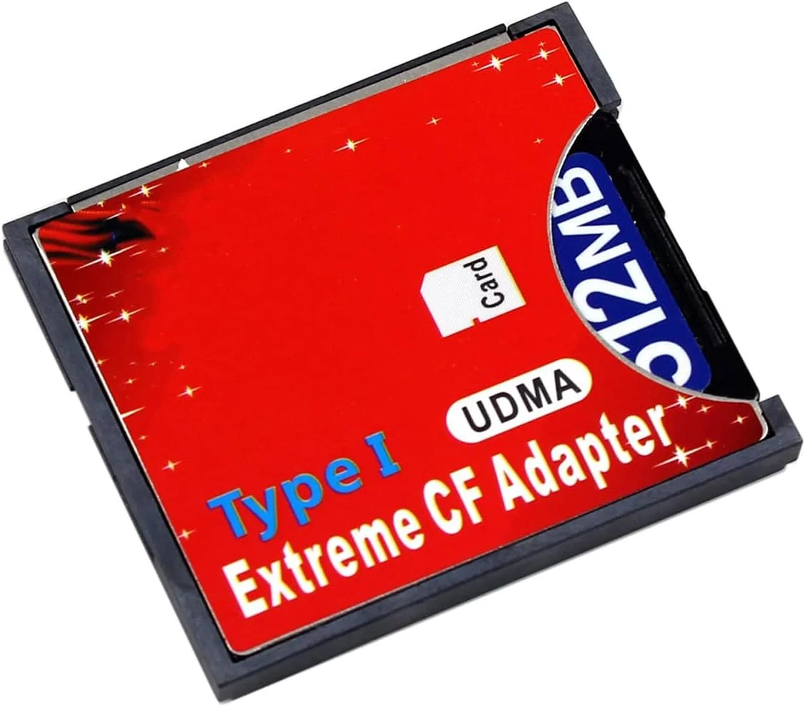 تبدیل کننده کارت حافظه SD SDHC SDXC به CF Type I Compact Flash، پشتیبانی از کارت CF به SD با ظرفیت 16/32/64/128/256 گیگابایت