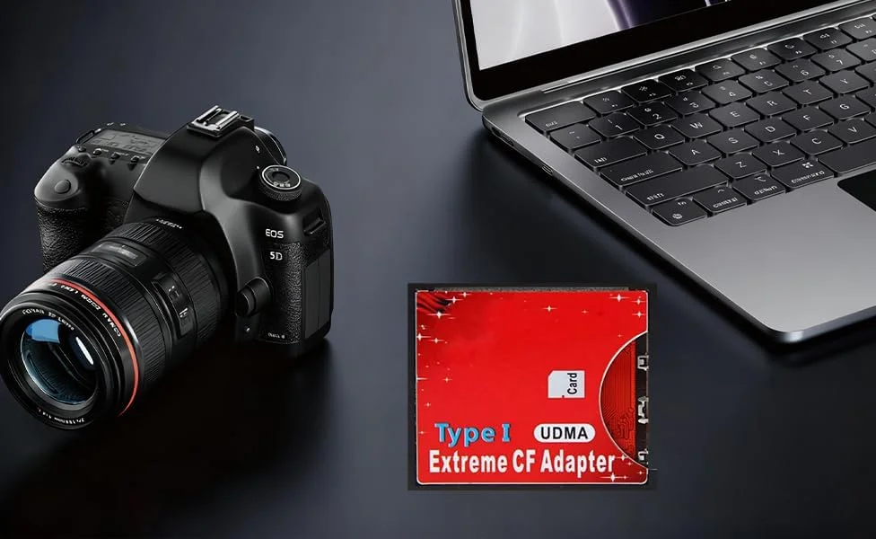 آداپتور کارت حافظه BR & TD SDHC SDXC به CF، تبدیل کننده کارت CF نوع I به کارت SD