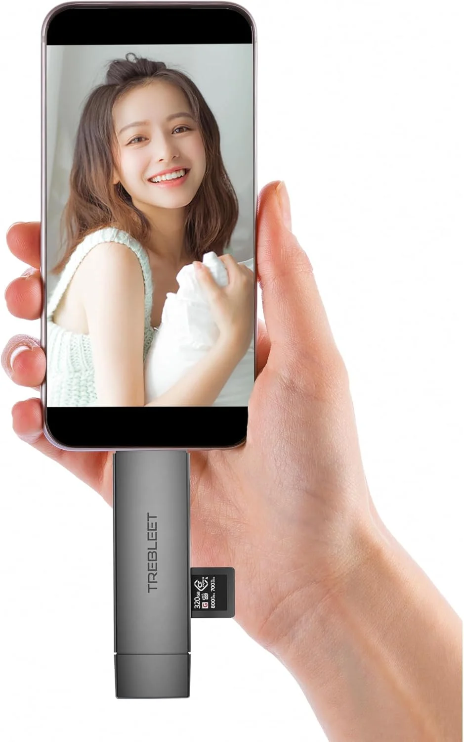 کارت خوان حافظه دوگانه CFexpress Type A و SD UHS-II، پورت USB 3.2 10Gbps 2 در 1 USB C و USB A، OTG برای آیفون 15 پرو/16 پرو/آیپد پرو/کامپیوتر/لپ تاپ/تلفن هوشمند/تبلت