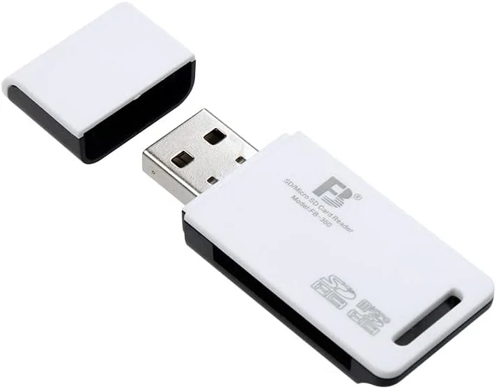 کارت خوان USB SD Micro 2 در 1 کارت خوان حافظه پرسرعت، کارت خوان برای کارت حافظه پرینتر سه بعدی سازگار با ویندوز، مک، لینوکس