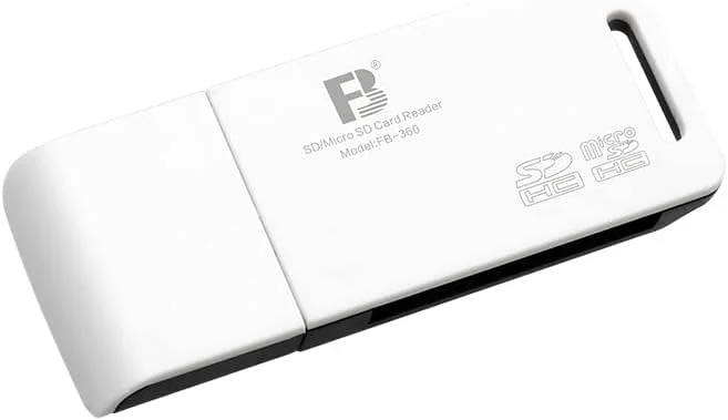 کارت خوان USB SD Micro 2 در 1 کارت خوان حافظه پرسرعت، کارت خوان برای کارت حافظه پرینتر سه بعدی سازگار با ویندوز، مک، لینوکس