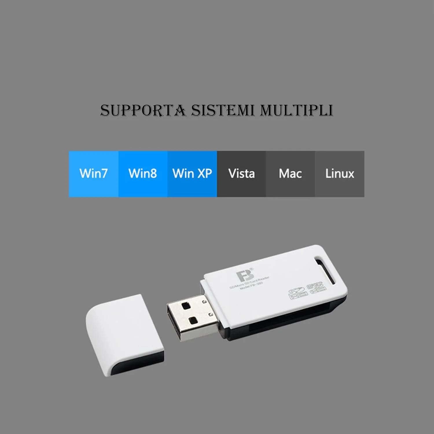 کارت خوان USB SD Micro 2 در 1 کارت خوان حافظه پرسرعت، کارت خوان برای کارت حافظه پرینتر سه بعدی سازگار با ویندوز، مک، لینوکس