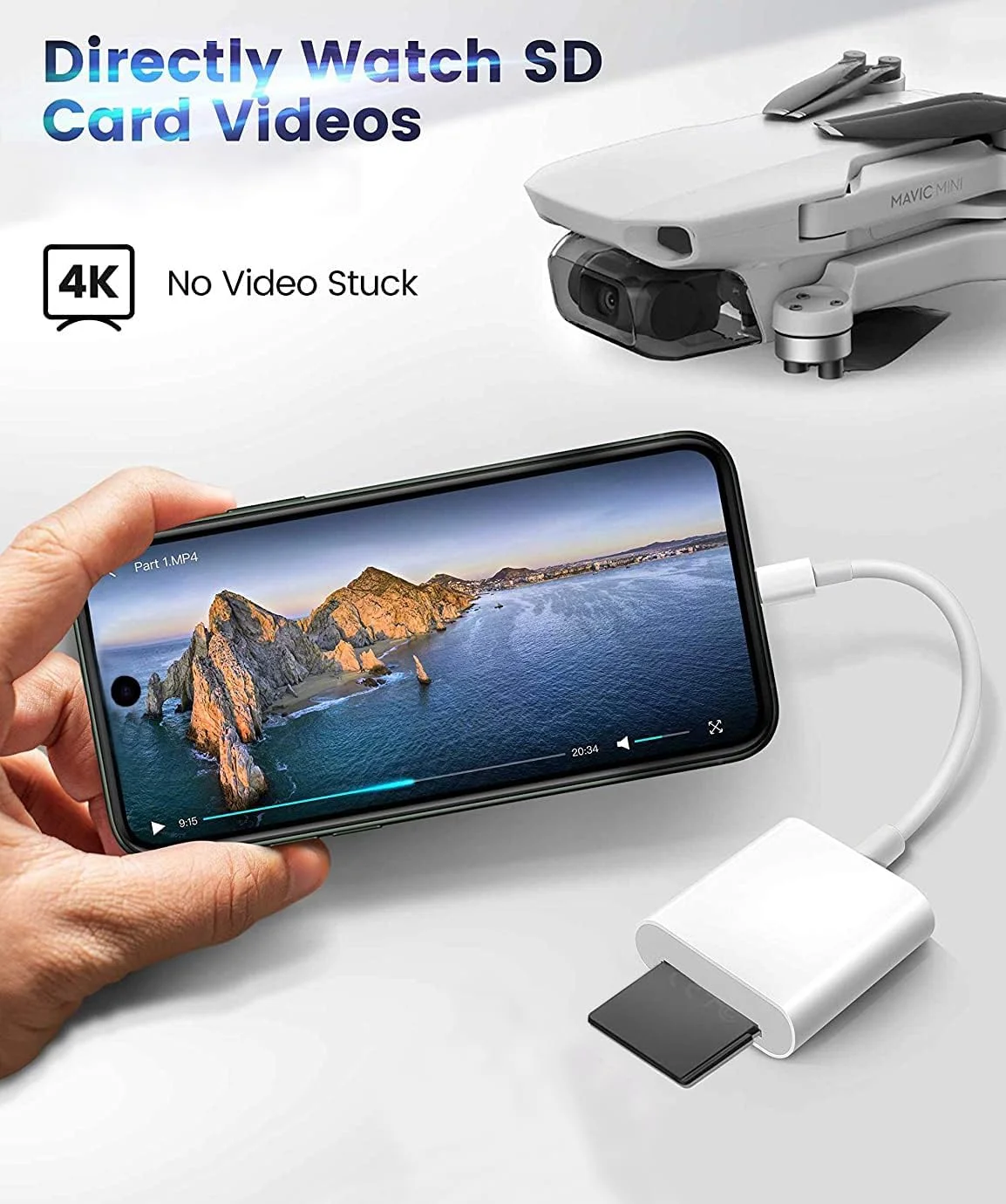 تبدیل USB-C به کارت حافظه SD اپل برای آیفون 17/16/15، مک بوک پرو/ایر، آیپد پرو/ایر، آی مک، سرفیس، گلکسی S25/S24 اولترا و سایر دستگاه های USB C تبدیل USB-C به کارت حافظه SD اپل برای آیفون 17/16/15، مک بوک پرو/ایر، آیپد پرو/ایر، آی مک، سرفیس، گلکسی S25/S24 اولترا و سایر دستگاه های USB C