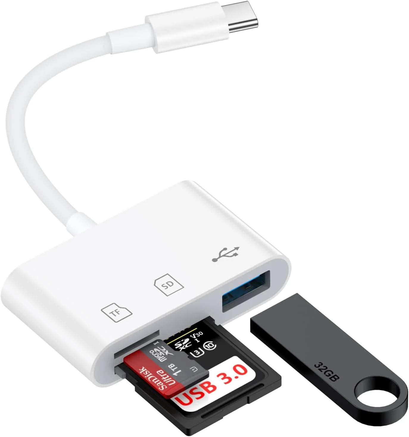 آداپتور USB C به USB دوربین، کارت خوان SD برای آیفون 17 پرو مکس ایر 16e 16 15، آداپتور کارت حافظه 3 در 1 با دو اسلات کارت و پورت USB برای سامسونگ گلکسی S25، کارت خوان دوربین ردیابی پیکسل 9 اندروید آداپتور USB C به USB دوربین، کارت خوان SD برای آیفون 17 پرو مکس ایر 16e 16 15، آداپتور کارت حافظه 3 در 1 با دو اسلات کارت و پورت USB برای سامسونگ گلکسی S25، کارت خوان دوربین ردیابی پیکسل 9 اندروید