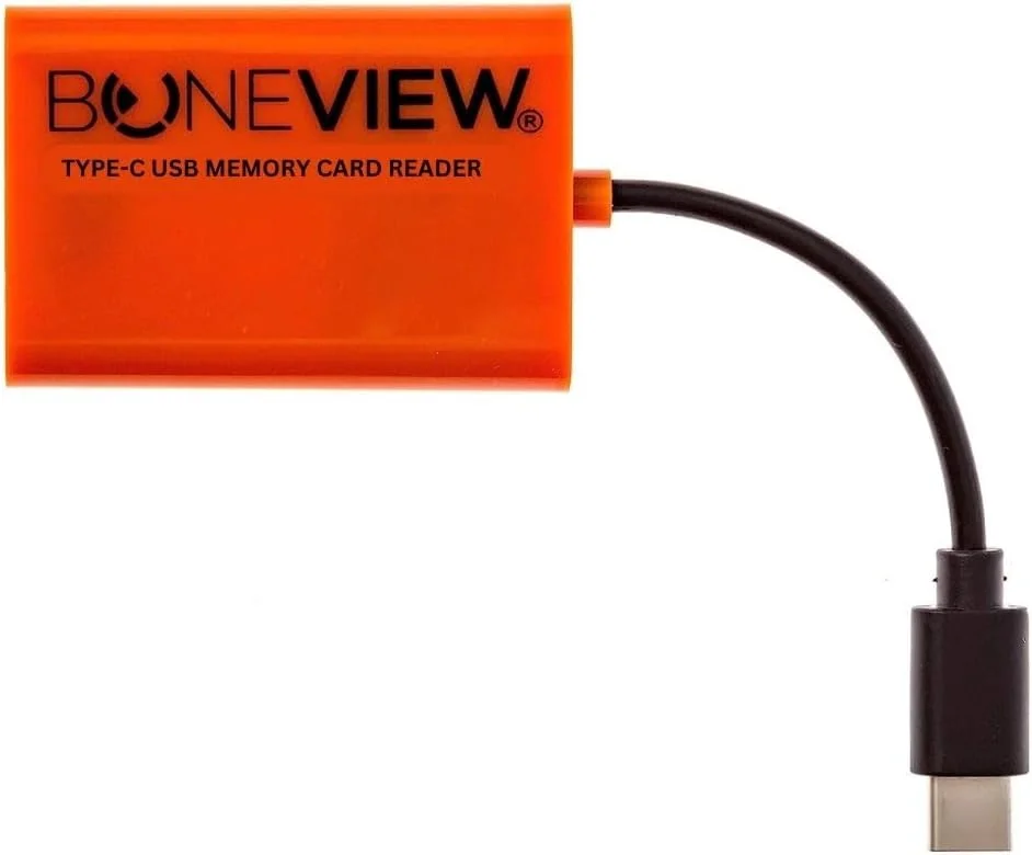 کارت خوان SD برای اندروید - نمایشگر دوربین شکاری نوع C USB توسط BoneView - پشتیبان گیری، پخش، ذخیره و به اشتراک گذاری عکس و فیلم شکار گوزن از کارت حافظه دوربین های شکاری در اکثر تلفن های هوشمند USB-C