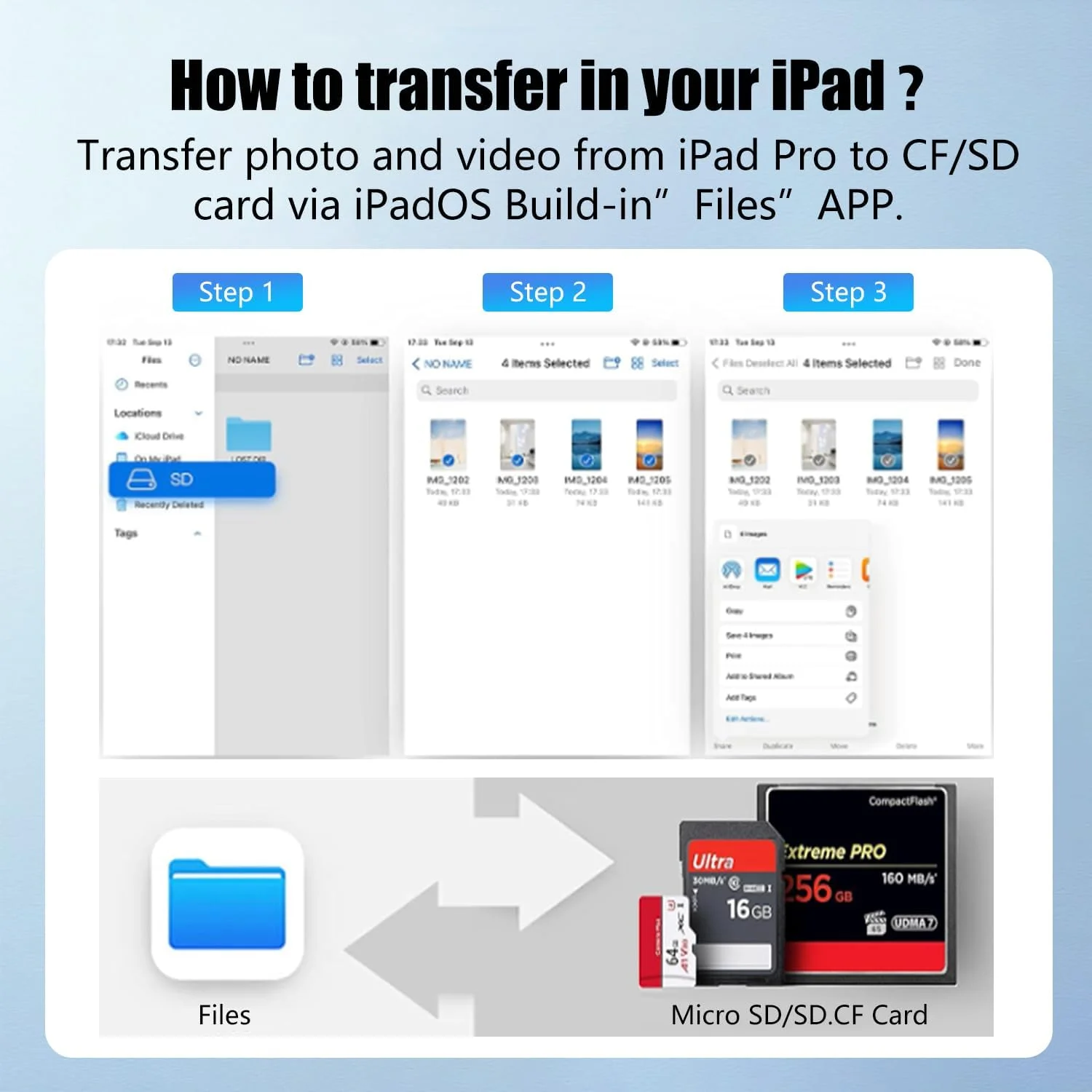 کارت خوان حافظه USB C SD برای آیفون 15/16، آیپد/مک، کارت خوان حافظه 3 اسلات، آداپتور کارت حافظه USB-C/Type C برای مک بوک پرو/ایر/مینی لپ تاپ اندروید، گلکسی، MicroSD/SD و سایر دستگاه های USBC Typec کارت خوان حافظه USB C SD برای آیفون 15/16، آیپد/مک، کارت خوان حافظه 3 اسلات، آداپتور کارت حافظه USB-C/Type C برای مک بوک پرو/ایر/مینی لپ تاپ اندروید، گلکسی، MicroSD/SD و سایر دستگاه های USBC Typec