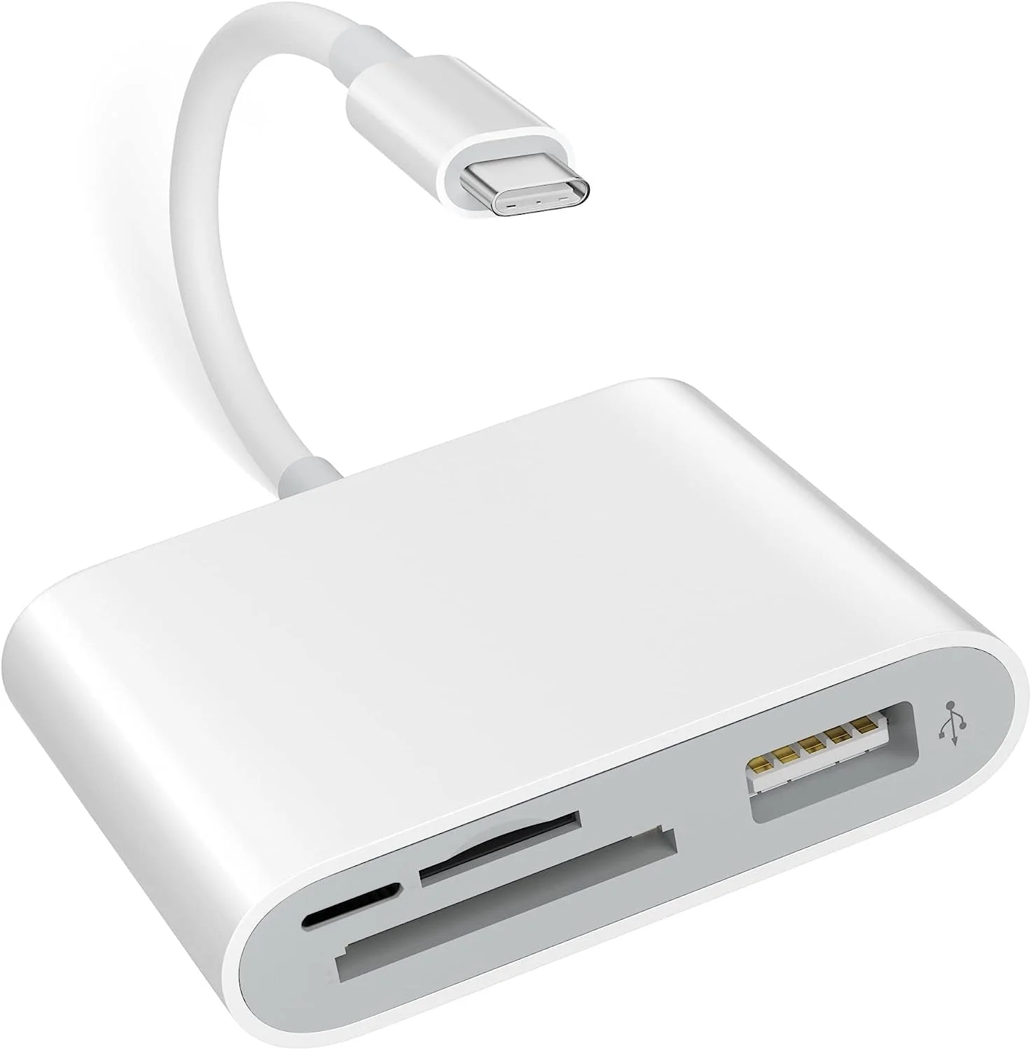 تبدیل USB-C به کارت خوان SD، کارت خوان Type C Micro SD TF، آداپتور کارت خوان حافظه دوربین USB 4 در 1 با پورت شارژ برای iPhone 15/15 Pro Max MacBook Pro/Air، Pad Pro، XPS و دستگاه های UBC C تبدیل USB-C به کارت خوان SD، کارت خوان Type C Micro SD TF، آداپتور کارت خوان حافظه دوربین USB 4 در 1 با پورت شارژ برای iPhone 15/15 Pro Max MacBook Pro/Air، Pad Pro، XPS و دستگاه های UBC C