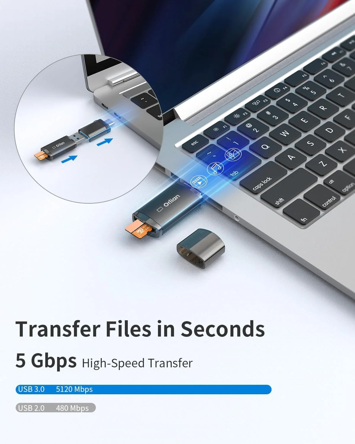 پک 5 عددی کارت خوان میکرو SD با پورت USB 3.0، آداپتور کارت SD با سرعت 5 گیگابیت بر ثانیه، سازگار با ویندوز، مک بوک پرو/ایر، آیفون 15 پرو/مکس، اندروید و غیره، مشکی (کارت میکرو SD شامل نمی شود) پک 5 عددی کارت خوان میکرو SD با پورت USB 3.0، آداپتور کارت SD با سرعت 5 گیگابیت بر ثانیه، سازگار با ویندوز، مک بوک پرو/ایر، آیفون 15 پرو/مکس، اندروید و غیره، مشکی (کارت میکرو SD شامل نمی شود)