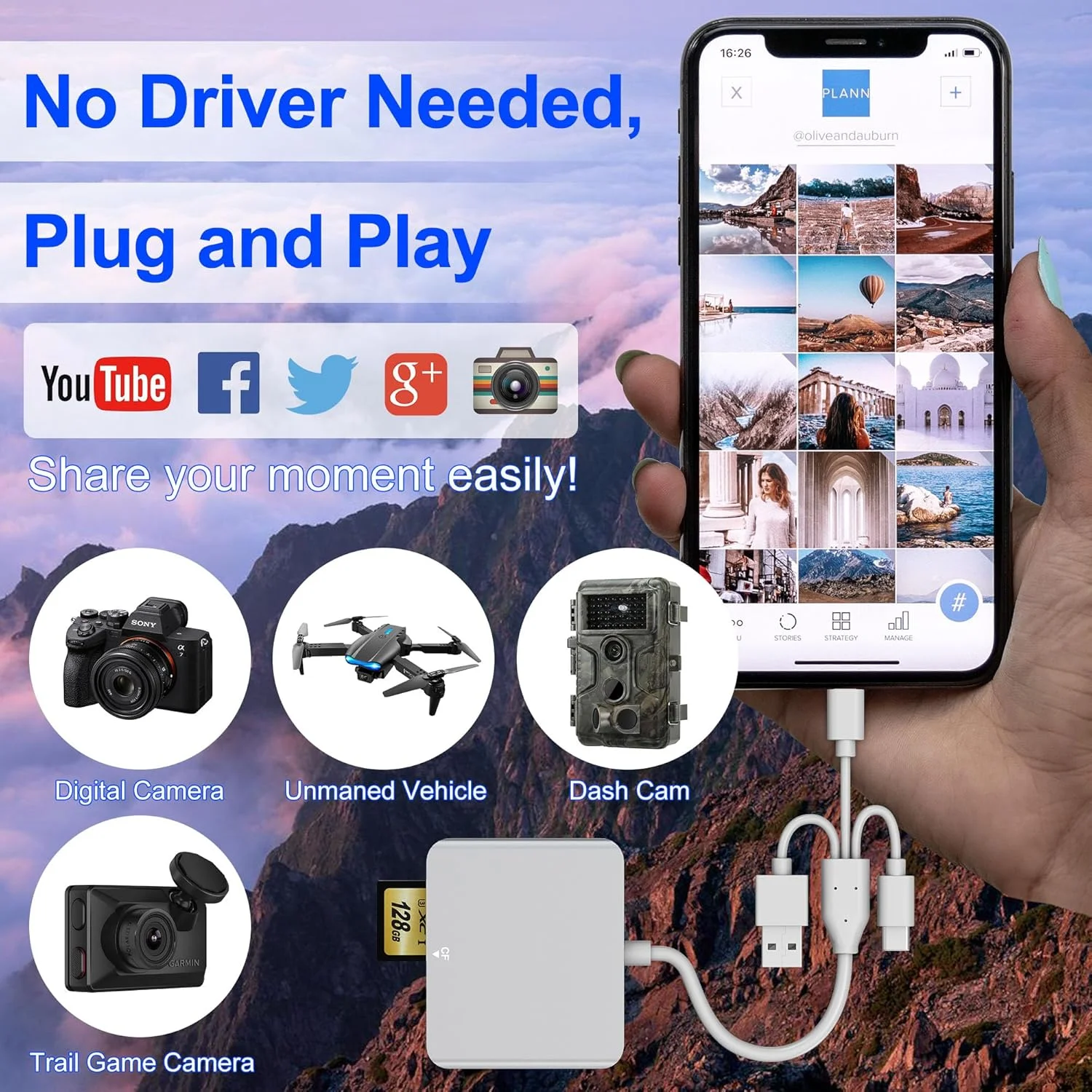 آداپتور کارت خوان Memory Stick Pro Duo - کارت خوان 5 در 1 SD/TF/MS/CF/XD برای آیفون/کامپیوتر/دستگاه USB-C، آلومینیومی Lightning+USB A+USB C XD پشتیبانی از OTG، انتقال سریع داده آداپتور کارت خوان Memory Stick Pro Duo - کارت خوان 5 در 1 SD/TF/MS/CF/XD برای آیفون/کامپیوتر/دستگاه USB-C، آلومینیومی Lightning+USB A+USB C XD پشتیبانی از OTG، انتقال سریع داده