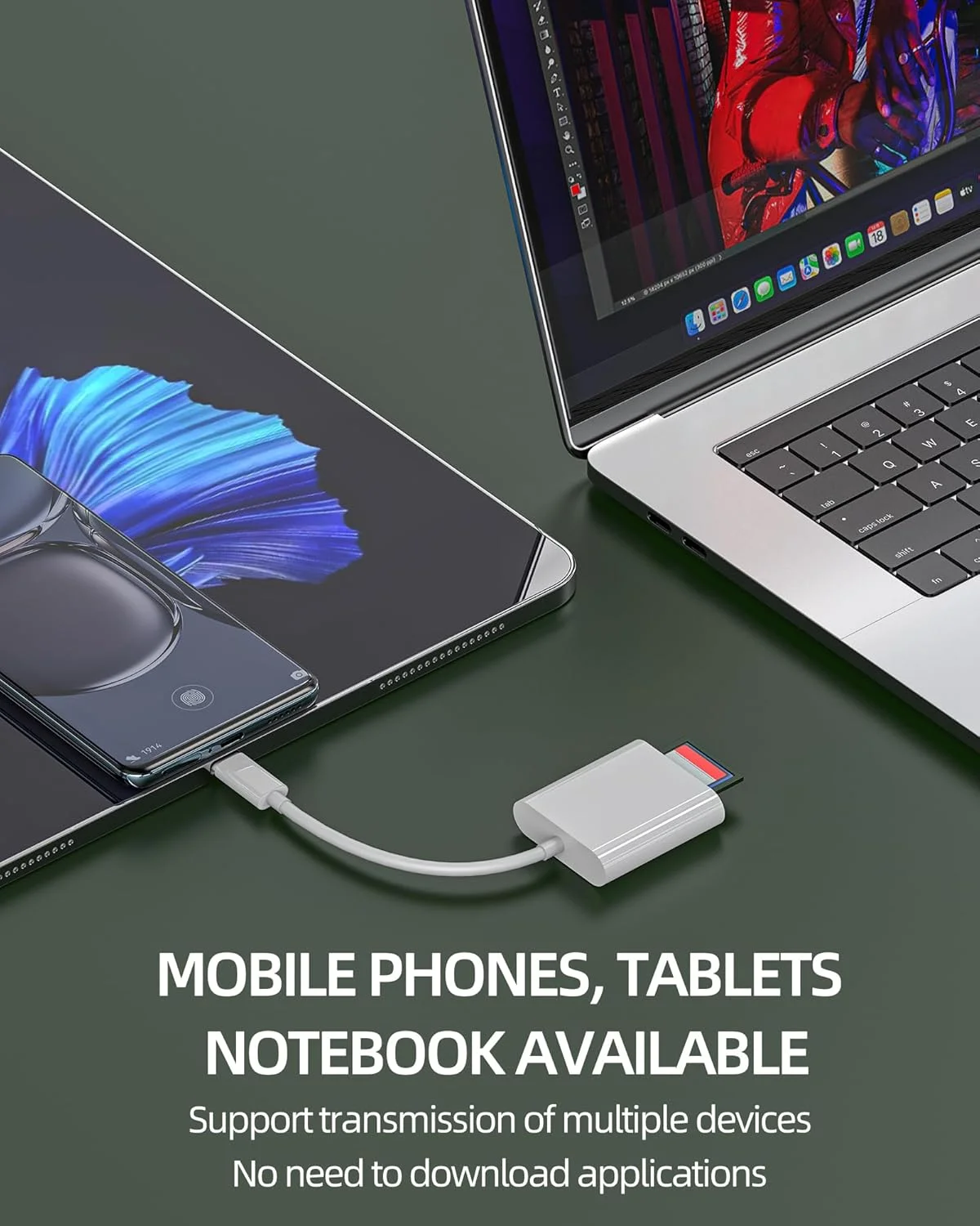 آداپتور کارت خوان SD با پورت USB C برای آیفون 17 16 15 پرو مکس، کارت حافظه میکرو SD دوربین، تایپ C برای گوشی های اپل (2 در 1)، دانگل کامپیوتر اکسترنال، اندروید، مک بوک، فلش مموری، اتصال کامپیوتر، لپ تاپ TF آداپتور کارت خوان SD با پورت USB C برای آیفون 17 16 15 پرو مکس، کارت حافظه میکرو SD دوربین، تایپ C برای گوشی های اپل (2 در 1)، دانگل کامپیوتر اکسترنال، اندروید، مک بوک، فلش مموری، اتصال کامپیوتر، لپ تاپ TF