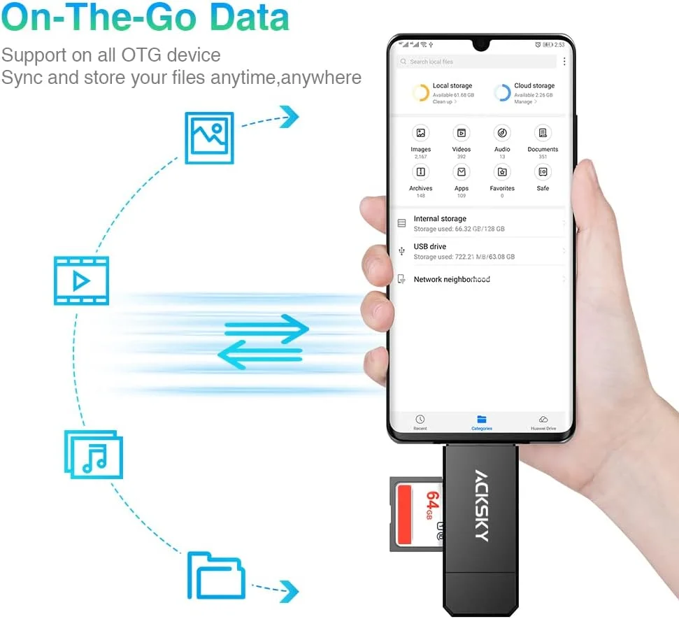 کارت خوان USB C و آداپتور Micro SD USB 3.0، کارت خوان حافظه پرسرعت برای SD/Micro SD/SDHC/SDXC/MMC، کارت خوان Type-C SD سازگار با MacBook/PC/Android/Camera/Laptop کارت خوان USB C و آداپتور Micro SD USB 3.0، کارت خوان حافظه پرسرعت برای SD/Micro SD/SDHC/SDXC/MMC، کارت خوان Type-C SD سازگار با MacBook/PC/Android/Camera/Laptop