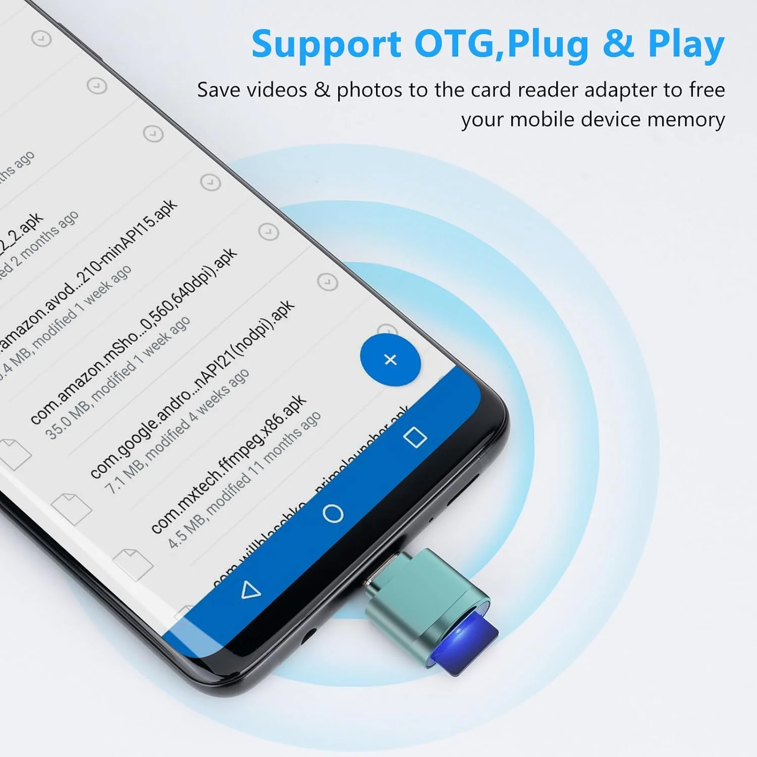 کارت خوان TF، کارت خوان Micro SD، آداپتور کارت خوان حافظه Type C TF با آداپتور USB C به USB سازگار با لپتاپها، مکبوک، سامسونگ گلکسی (آبی) کارت خوان TF، کارت خوان Micro SD، آداپتور کارت خوان حافظه Type C TF با آداپتور USB C به USB سازگار با لپتاپها، مکبوک، سامسونگ گلکسی (آبی)