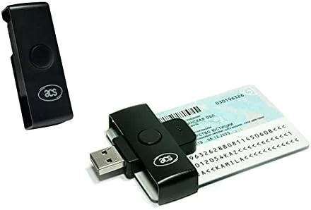 دستگاه کارتخوان هوشمند USB مدل ACS ACR38U-N1 PocketMate برای امضای دیجیتال CNS CRS، کوچک و جمعوجور - مشکی دستگاه کارتخوان هوشمند USB مدل ACS ACR38U-N1 PocketMate برای امضای دیجیتال CNS CRS، کوچک و جمعوجور - مشکی