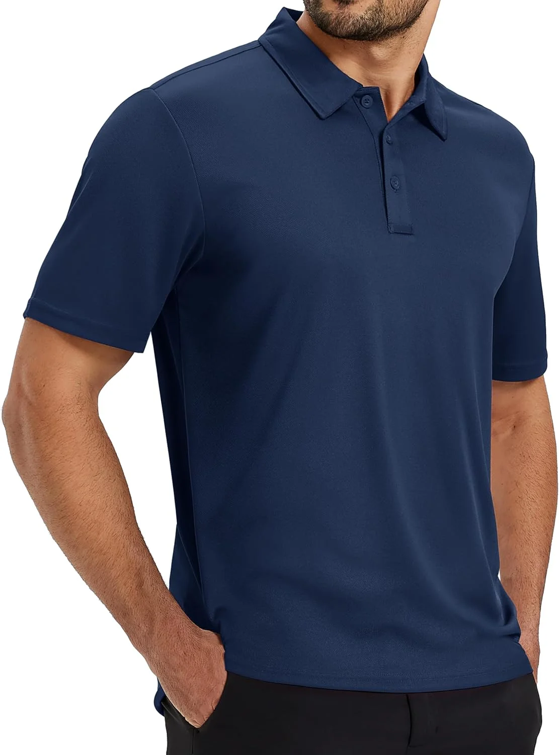 پولوشرت مردانه تاکواسن آستین کوتاه تن‌خور خشک عملکرد تنفسی پیراهن گلف یقه دار تنیس کار غیر رسمی تجاری