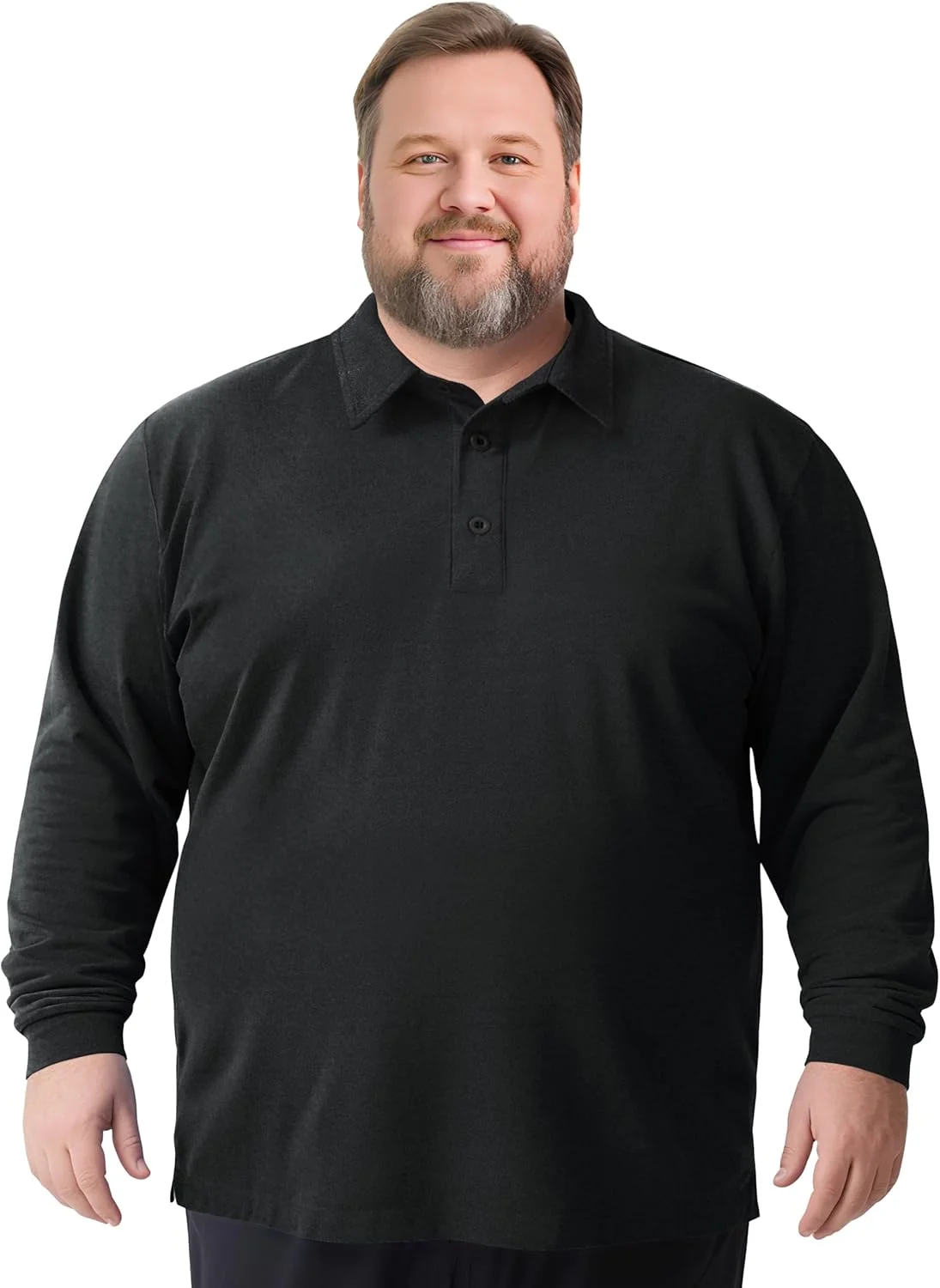 پولوشرت گلف مردانه سایز بزرگ و قد بلند تاپولکو، با قابلیت جذب رطوبت، سبک وزن، تنفس پذیر و مناسب فعالیت های ورزشی (2XL-5XL)