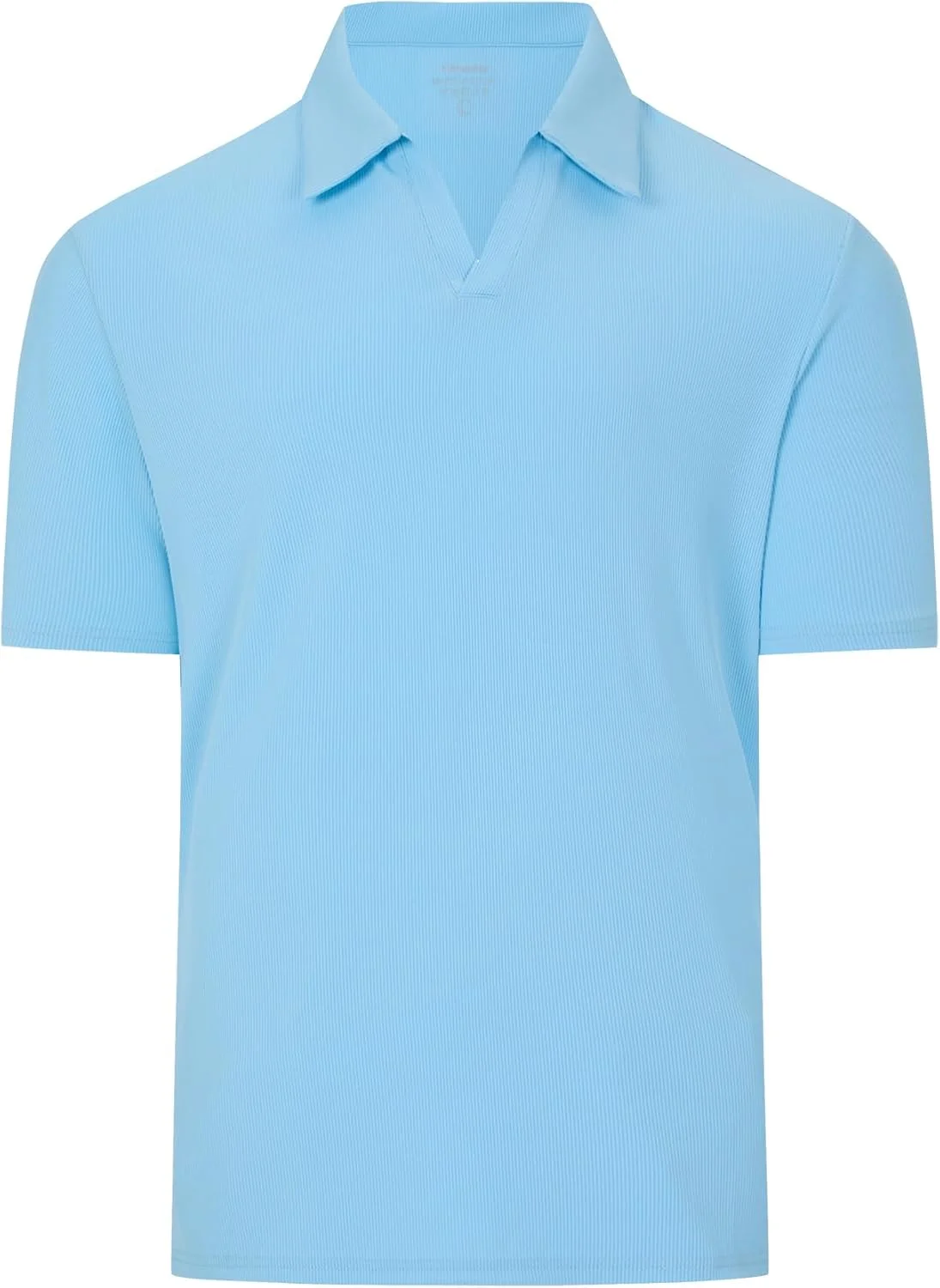 پولوشرت مردانه آستین کوتاه یقه هفت بافت دار و تنفس پذیر مناسب فعالیت های ورزشی و روزمره