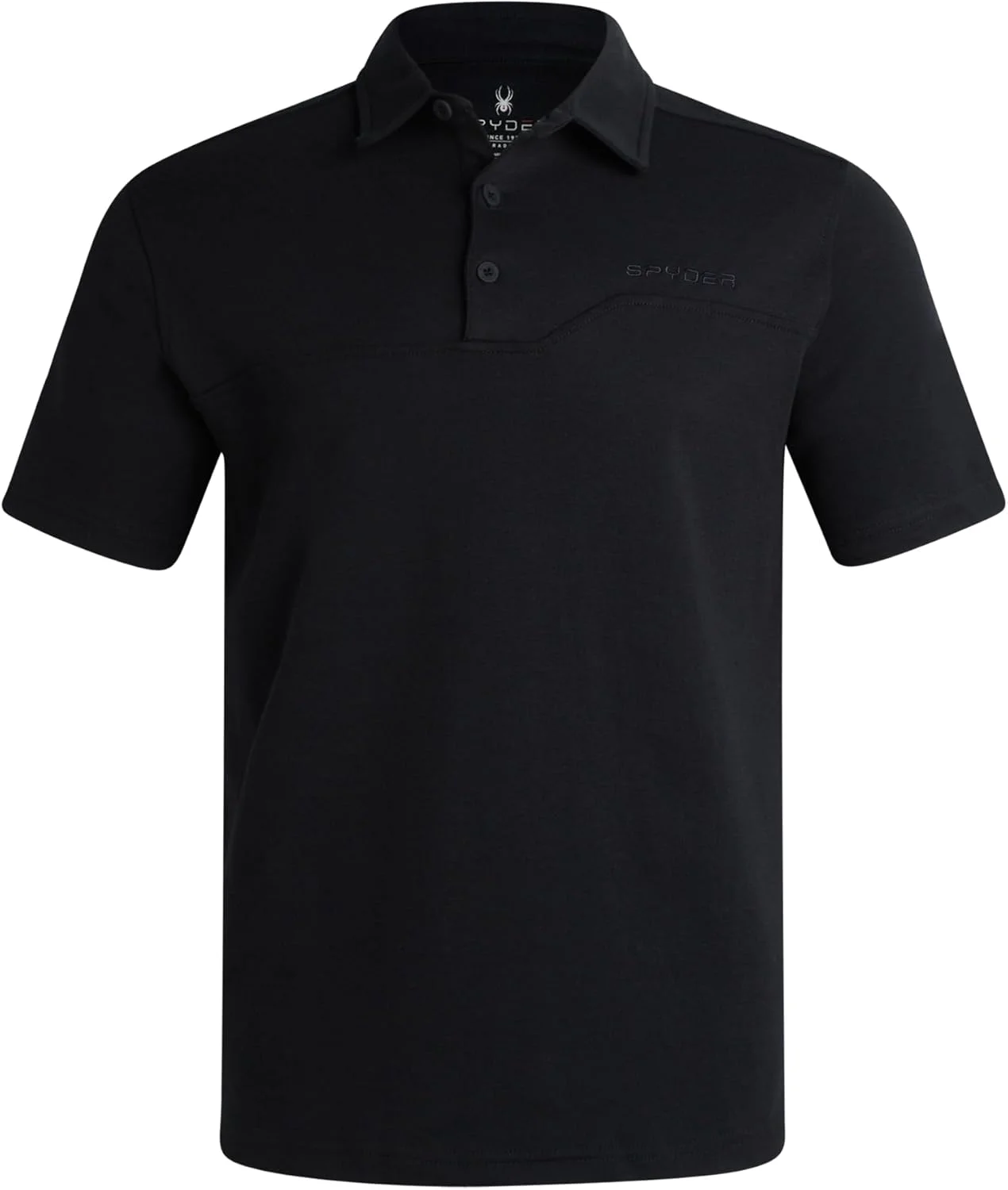 پولوشرت مردانه اسپایدر - پولوشرت آستین کوتاه نخی و خنک - پیراهن گلف سبک وزن یقه دار مردانه