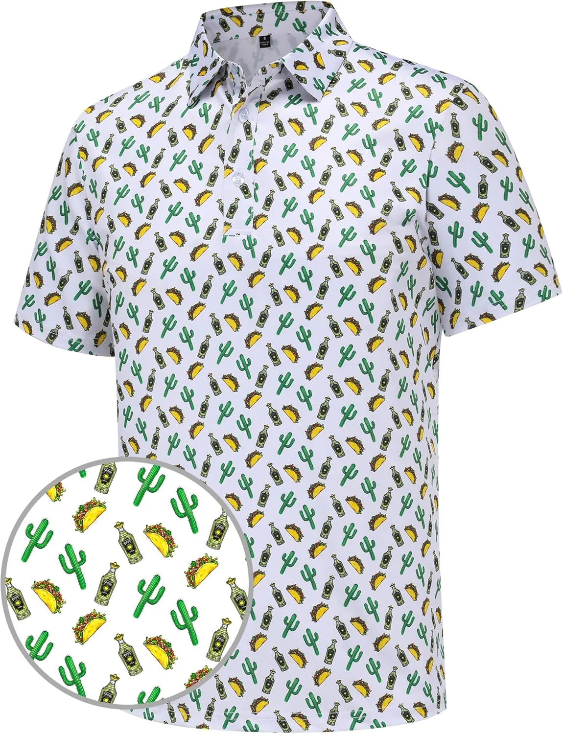 پولوشرت های گلف مردانه آستین کوتاه با قابلیت جذب رطوبت و خشک شدن سریع