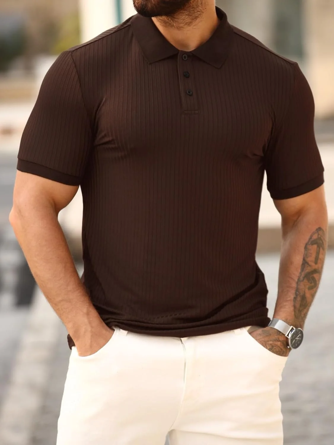 پولوشرت آستین کوتاه مردانه سن پائولو، تیشرت گلف مد تابستانی پولوشرت آستین کوتاه مردانه سن پائولو، تیشرت گلف مد تابستانی