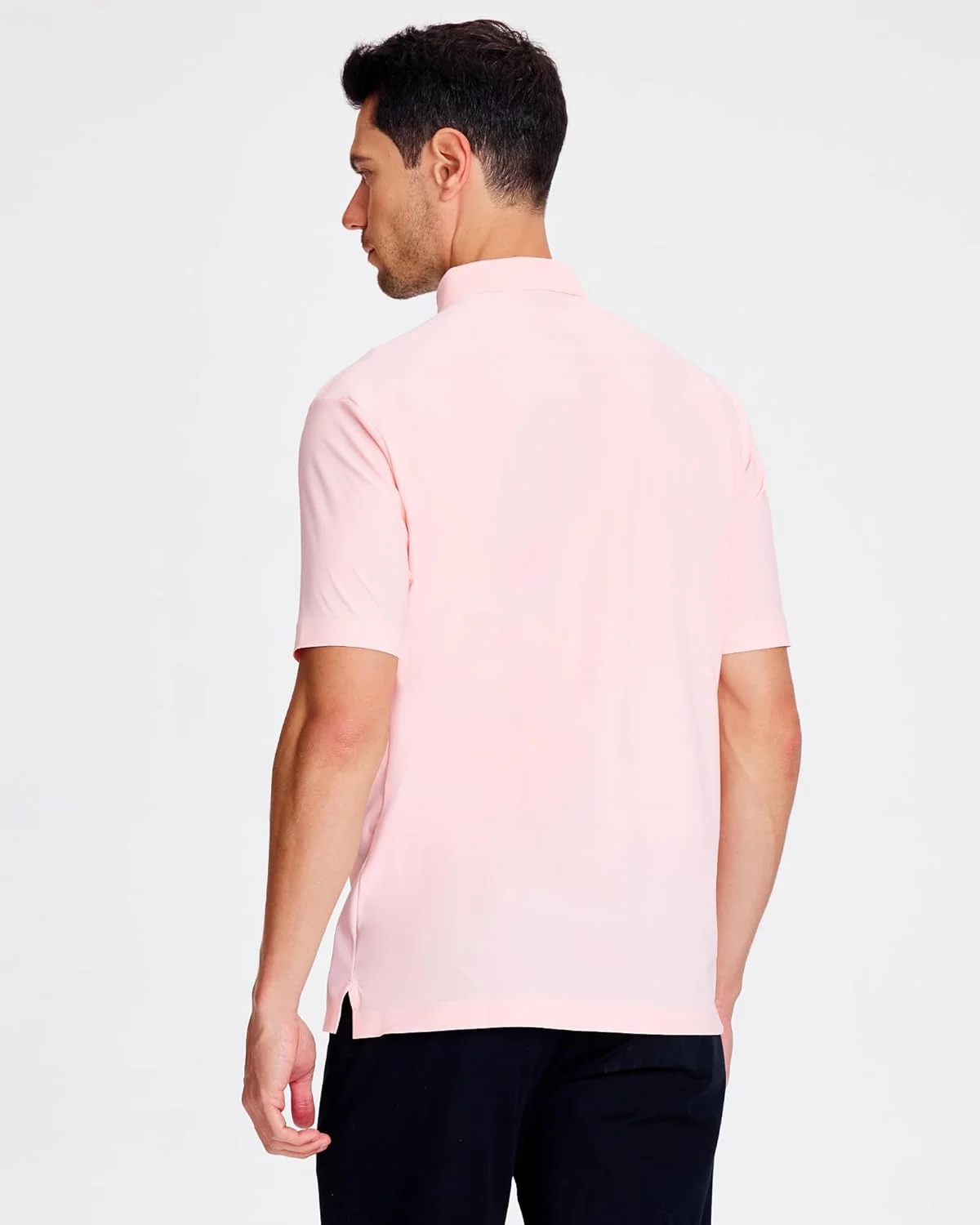 پولوشرت های گلف مردانه سامرم، فوق العاده کشسان، ژاکارد، خشک شو، مناسب گلف، آستین کوتاه و رطوبت گیر