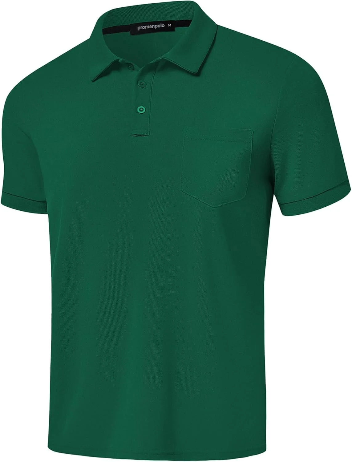 پولوشرت آستین کوتاه مردانه کلاسیک، تیشرت های گلف سبک و راحت با جیب