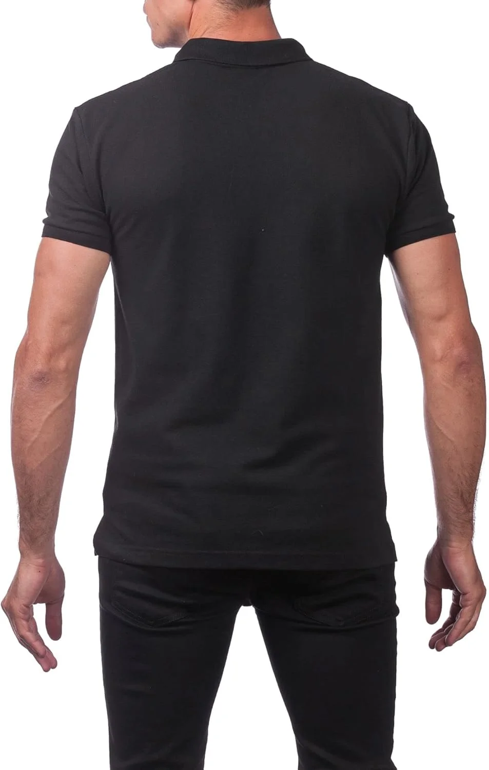 پولوشرت آستین کوتاه نخی مردانه پرو کلاب، مشکی، سایز 2X-Large