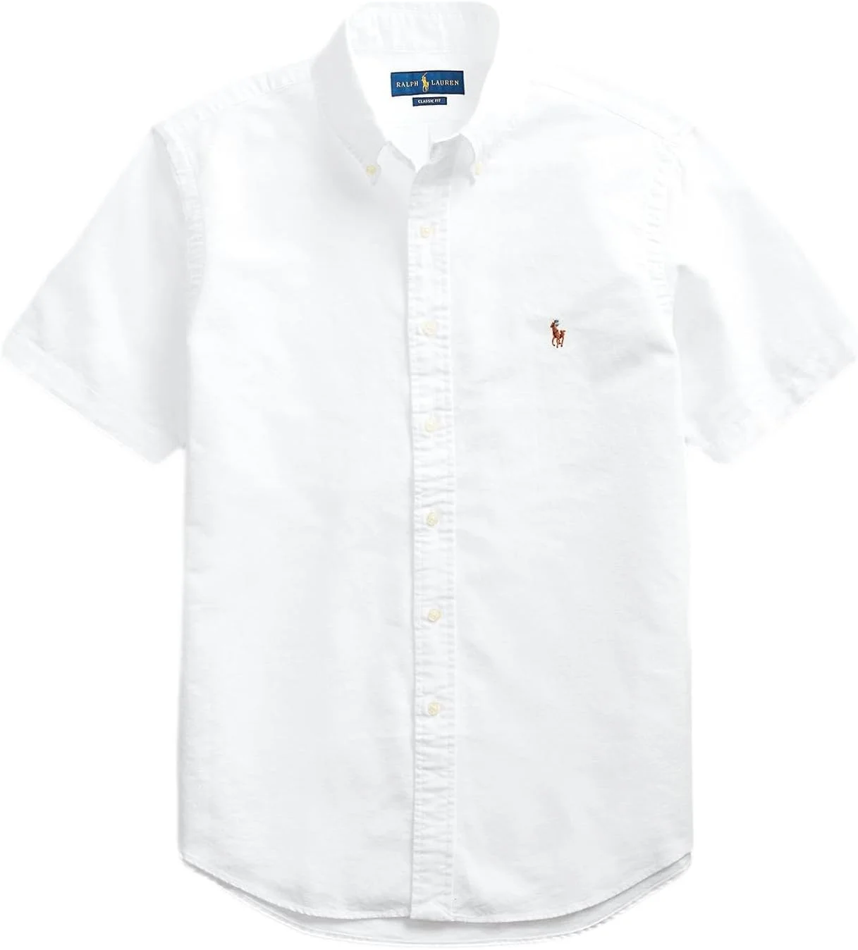 پیراهن آکسفورد آستین کوتاه مردانه مدل کلاسیک پولو رالف لورن