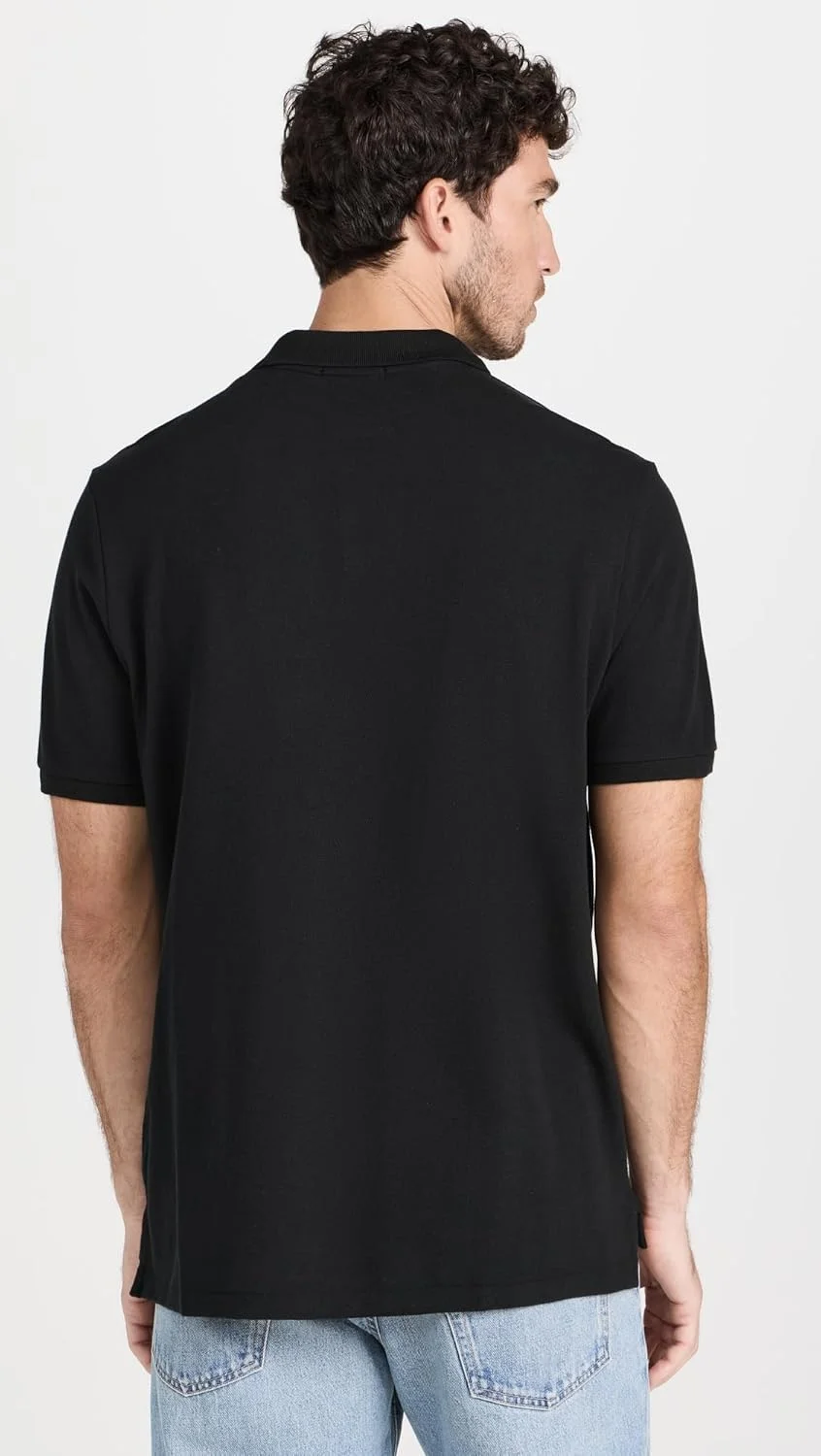 پولوشرت مردانه کلاسیک فیت آیکونیک مش پولو رالف لورن، مشکی، سایز L