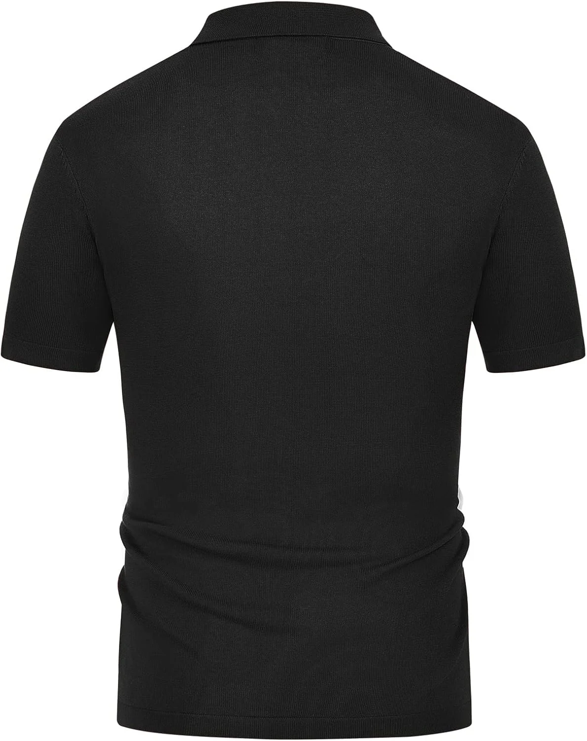 PJ PAUL JONES Mens Polo Shirts Short Sleeve Textured Knit Polo Shirt Ribbed Casual Golf Shirts