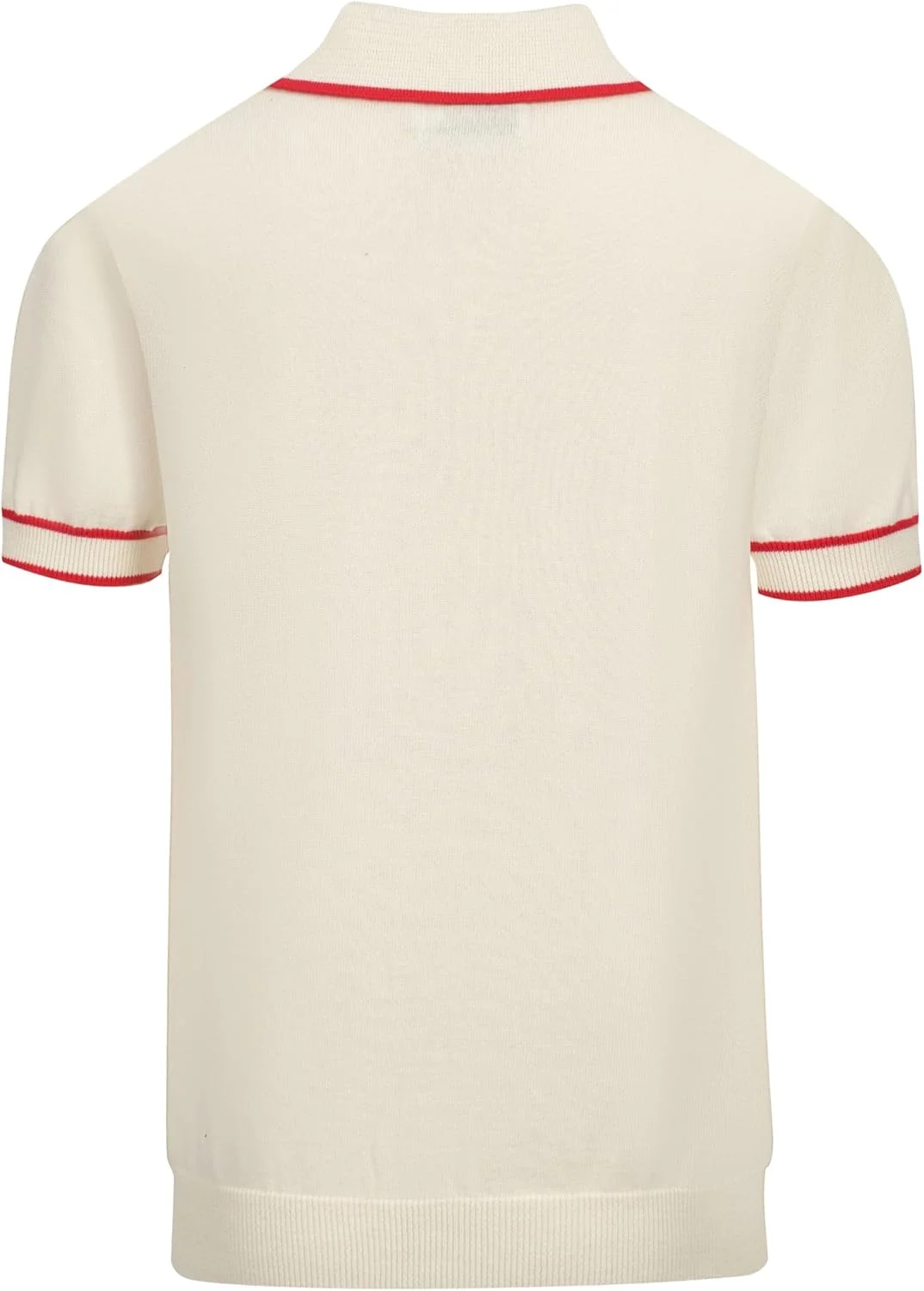 پیراهن پولو بافتنی مردانه آکس‌نیت، آستین کوتاه، یقه هفت، طرح گل رز گلدوزی شده، مناسب استایل کژوال، کار و ورزش