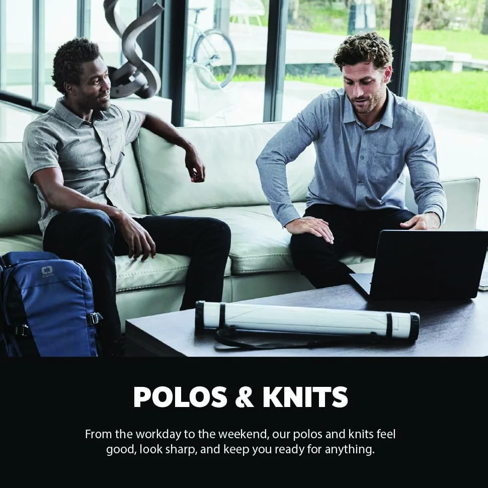 پولوشرت آستین بلند یونی‌سکس OGIO Caliber 2.0 | پولوشرت رطوبت‌گیر مردانه و زنانه، پولوشرت آستین بلند غیررسمی برای کار