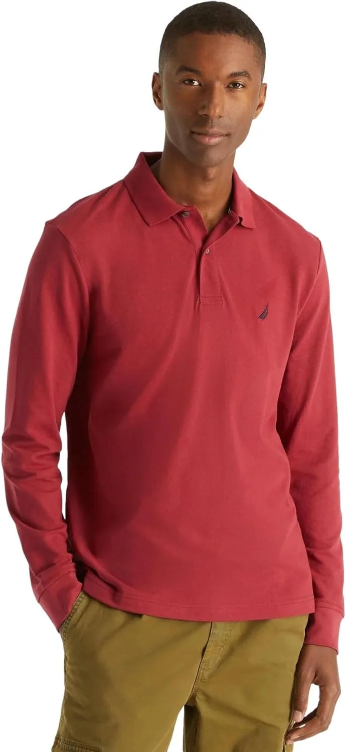 پولوشرت آستین بلند مردانه ناتیکا مدل کلاسیک پولوشرت آستین بلند مردانه ناتیکا مدل کلاسیک