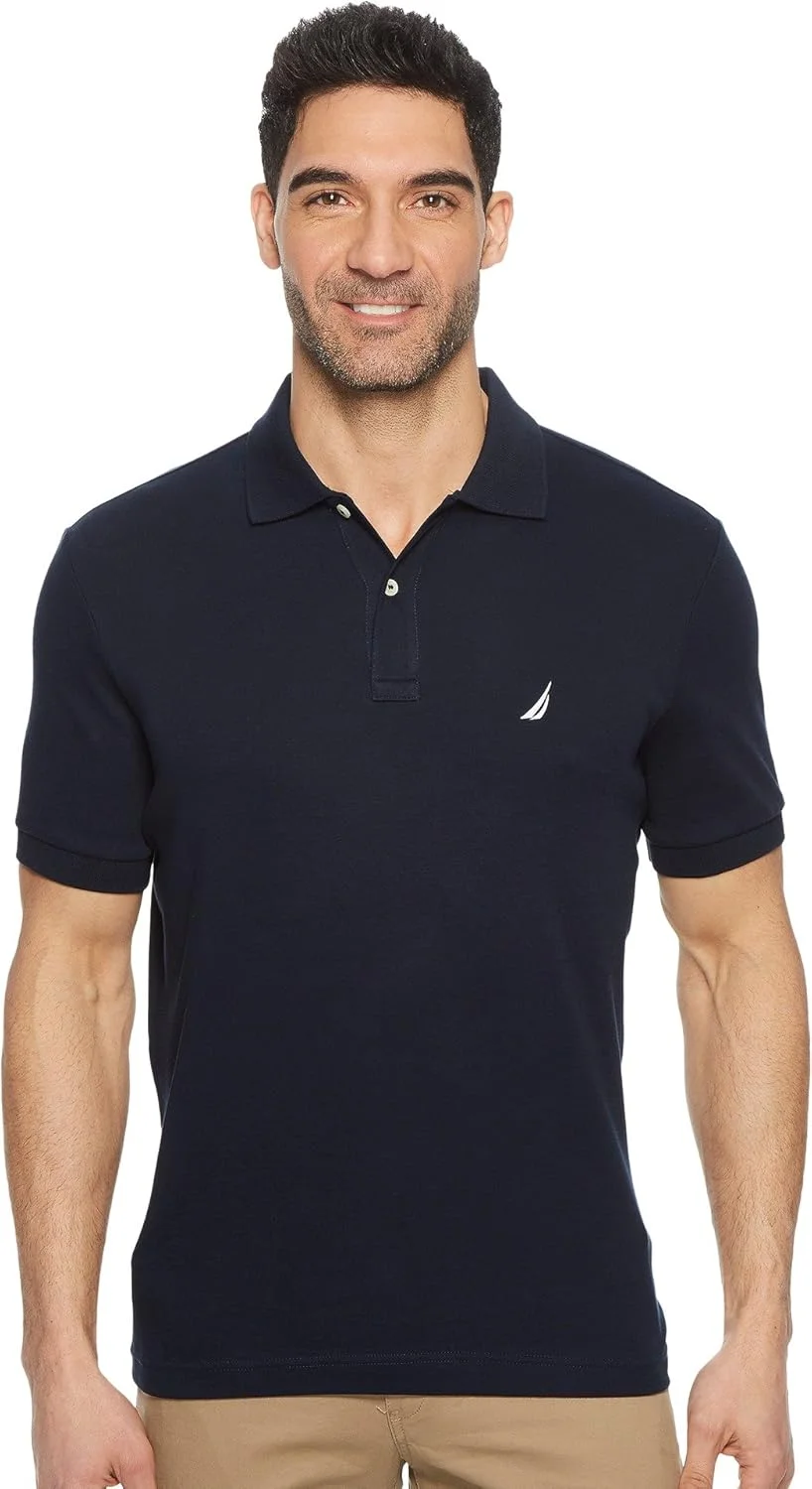پولوشرت آستین کوتاه مردانه ناتیکا، با فیت کلاسیک و جنس پنبه نرم