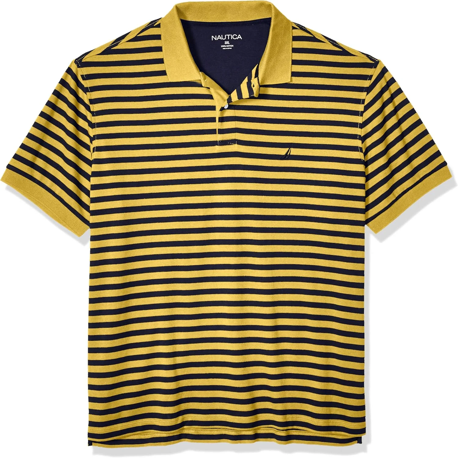 پولوشرت آستین کوتاه راه راه مردانه ناتیکا با فیت کلاسیک و جنس 100% پنبه نرم پولوشرت آستین کوتاه راه راه مردانه ناتیکا با فیت کلاسیک و جنس 100% پنبه نرم