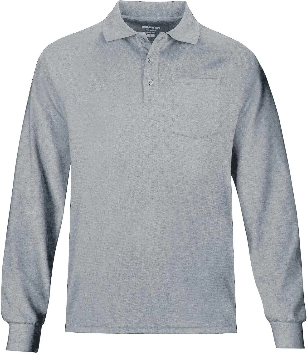 پولوشرت آستین بلند مردانه موهین، مناسب گلف و فعالیت های بیرونی، با قابلیت خشک شدن سریع و جذب رطوبت، دارای جیب پولوشرت آستین بلند مردانه موهین، مناسب گلف و فعالیت های بیرونی، با قابلیت خشک شدن سریع و جذب رطوبت، دارای جیب