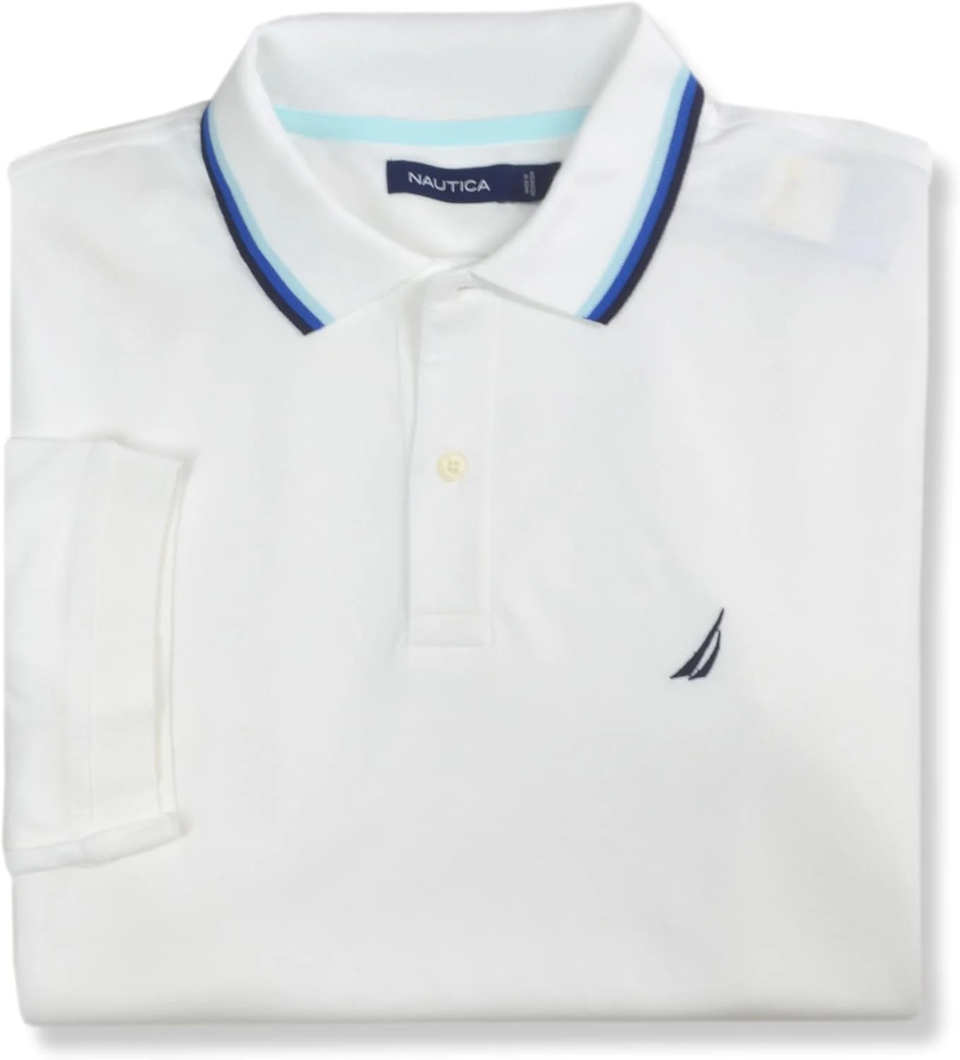 پولوشرت مردانه ناتیکا با فیت کلاسیک، ترکیبی از پنبه و بافت توری نرم پولوشرت مردانه ناتیکا با فیت کلاسیک، ترکیبی از پنبه و بافت توری نرم