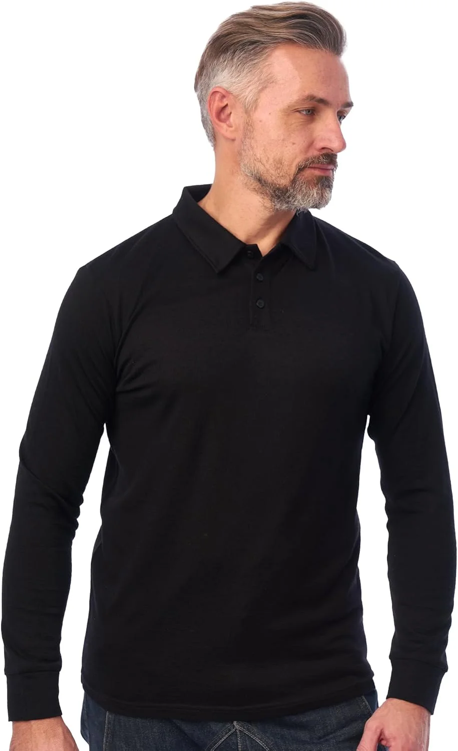 پولوشرت مردانه پشمی مرینوس .tech - لایه پایه پشمی 100% مرینوس مردانه، تنفسی، ضد بو، آستین بلند حرارتی پولوشرت مردانه پشمی مرینوس .tech - لایه پایه پشمی 100% مرینوس مردانه، تنفسی، ضد بو، آستین بلند حرارتی