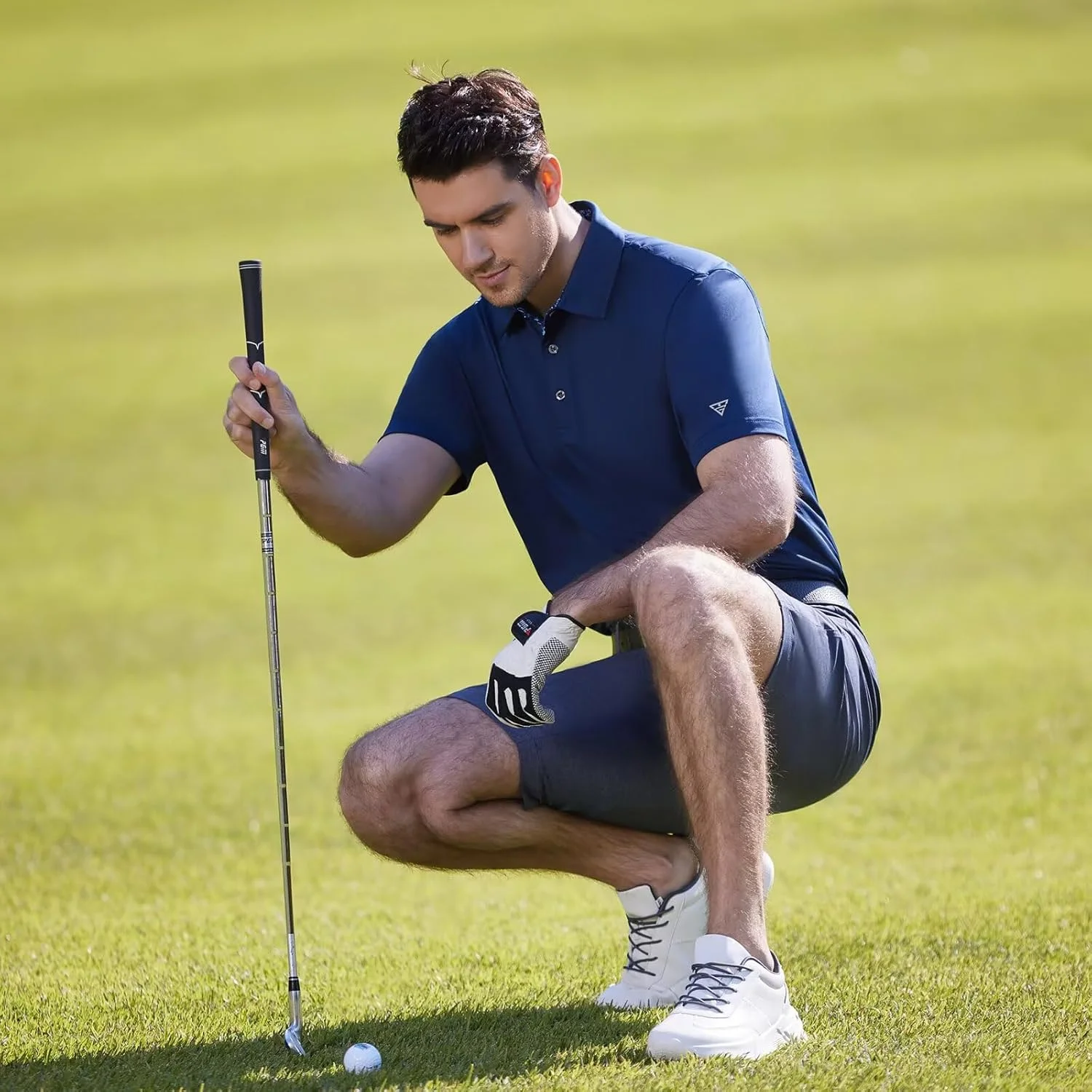 پولوشرت مردانه آستین کوتاه و بلند، غیر رسمی، شیک، با قابلیت خشک شدن سریع، طراحی شده برای عملکرد بالا، یقه دار، مناسب گلف برای مردان