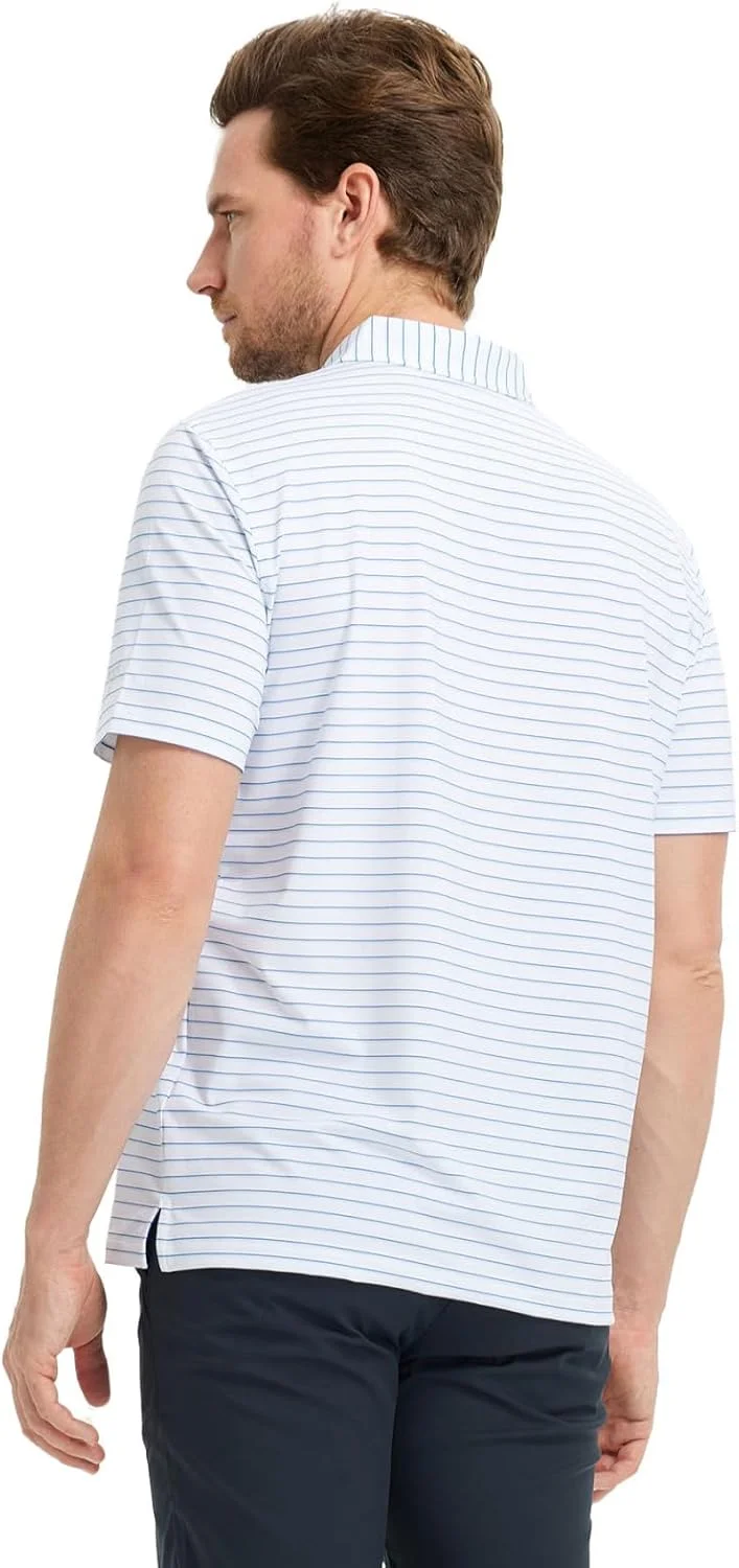 پیراهن های گلف مردانه M MAELREG، دارای قابلیت جذب رطوبت، پولوشرت راه راه، مناسب برای ورزش و کار، آستین کوتاه پیراهن های گلف مردانه M MAELREG، دارای قابلیت جذب رطوبت، پولوشرت راه راه، مناسب برای ورزش و کار، آستین کوتاه