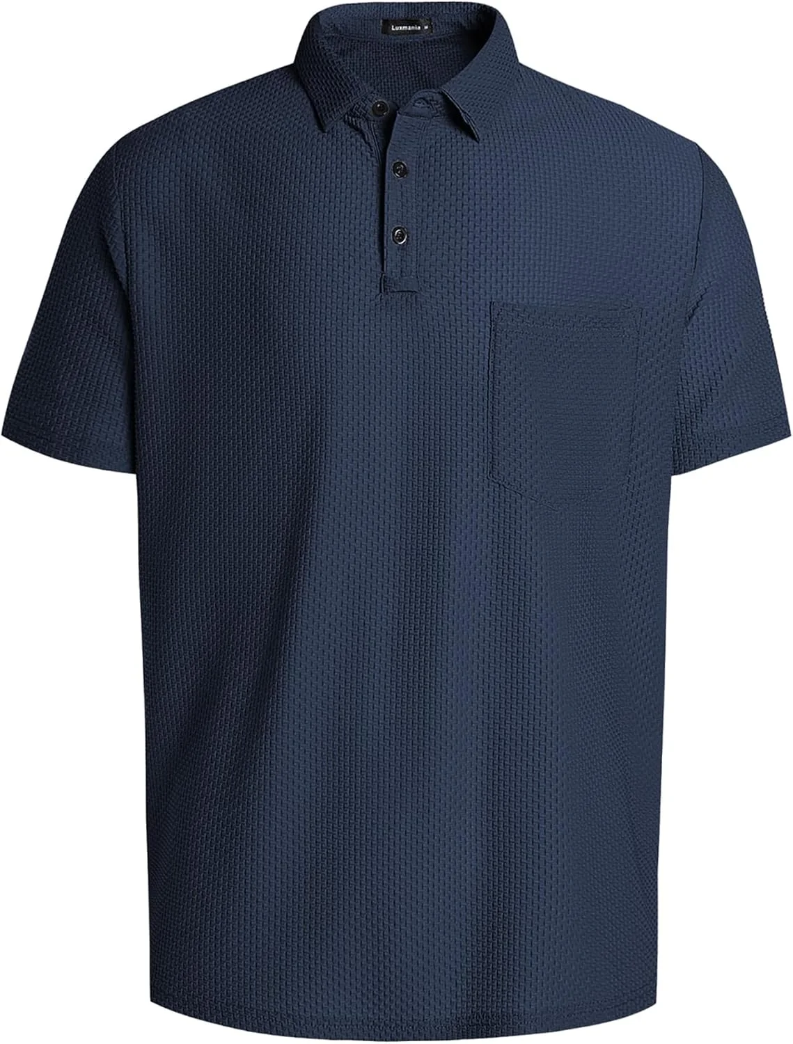 پولوشرت آستین کوتاه مردانه بافت حبابی، تیشرت یقه دار ساده، پولوشرت گلف جیب دار