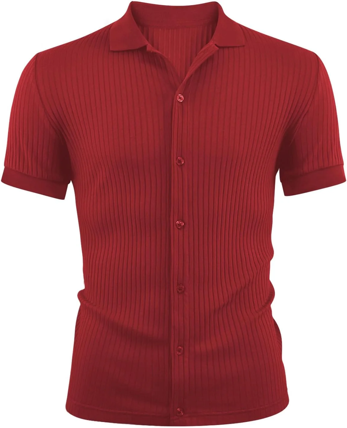 پولوشرت آستین کوتاه مردانه LOGEEYAR، تن‌خور اسلیم، دکمه‌دار، مناسب گلف، بافتنی نرم و پنبه‌ای